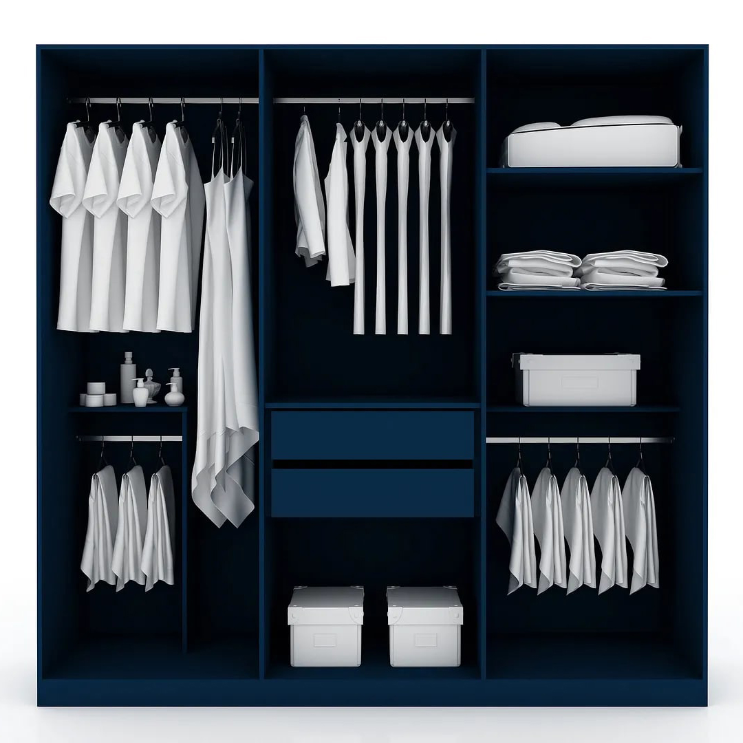 Gramercy Freestanding Wardrobe Armoire Closet 
