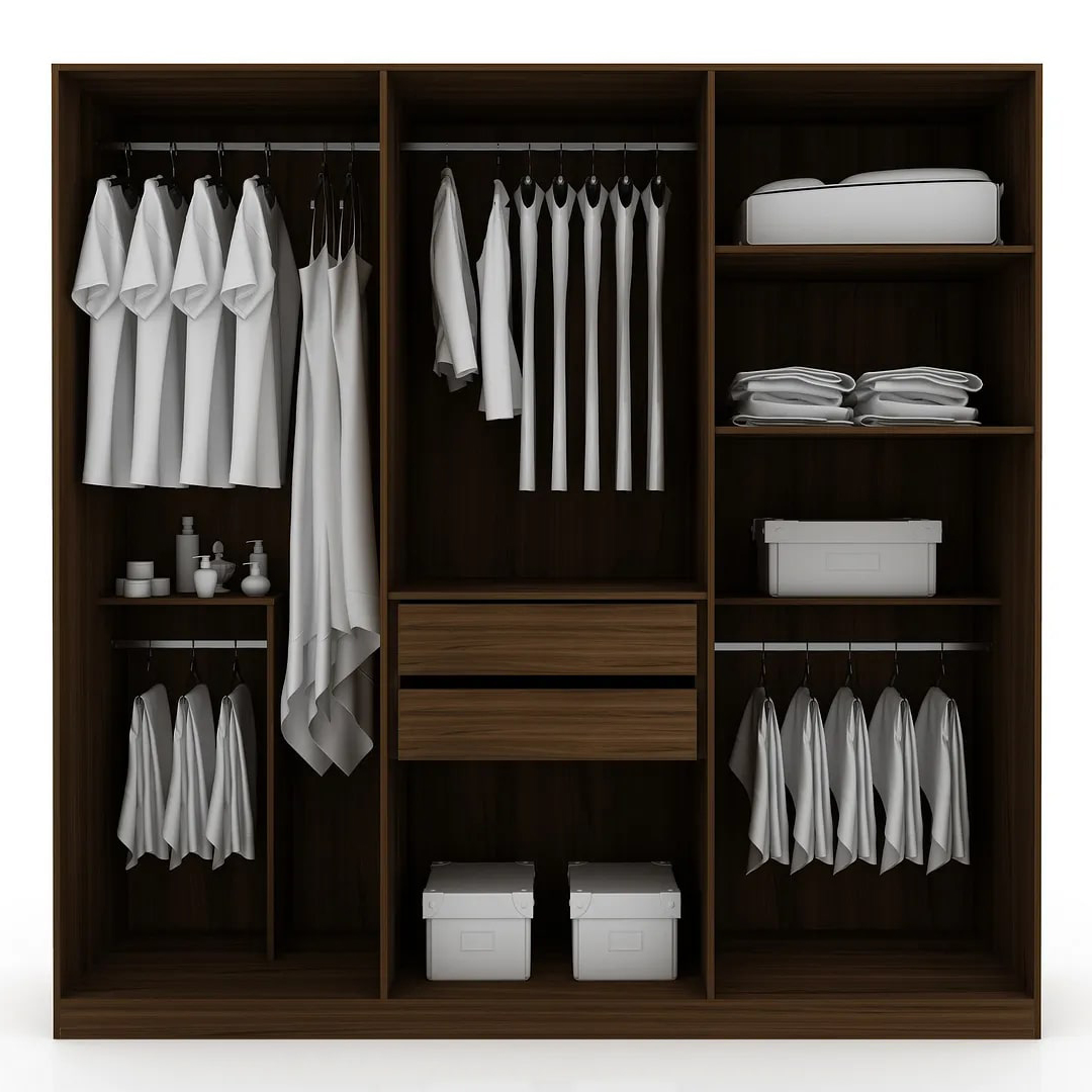 Gramercy Freestanding Wardrobe Armoire Closet 