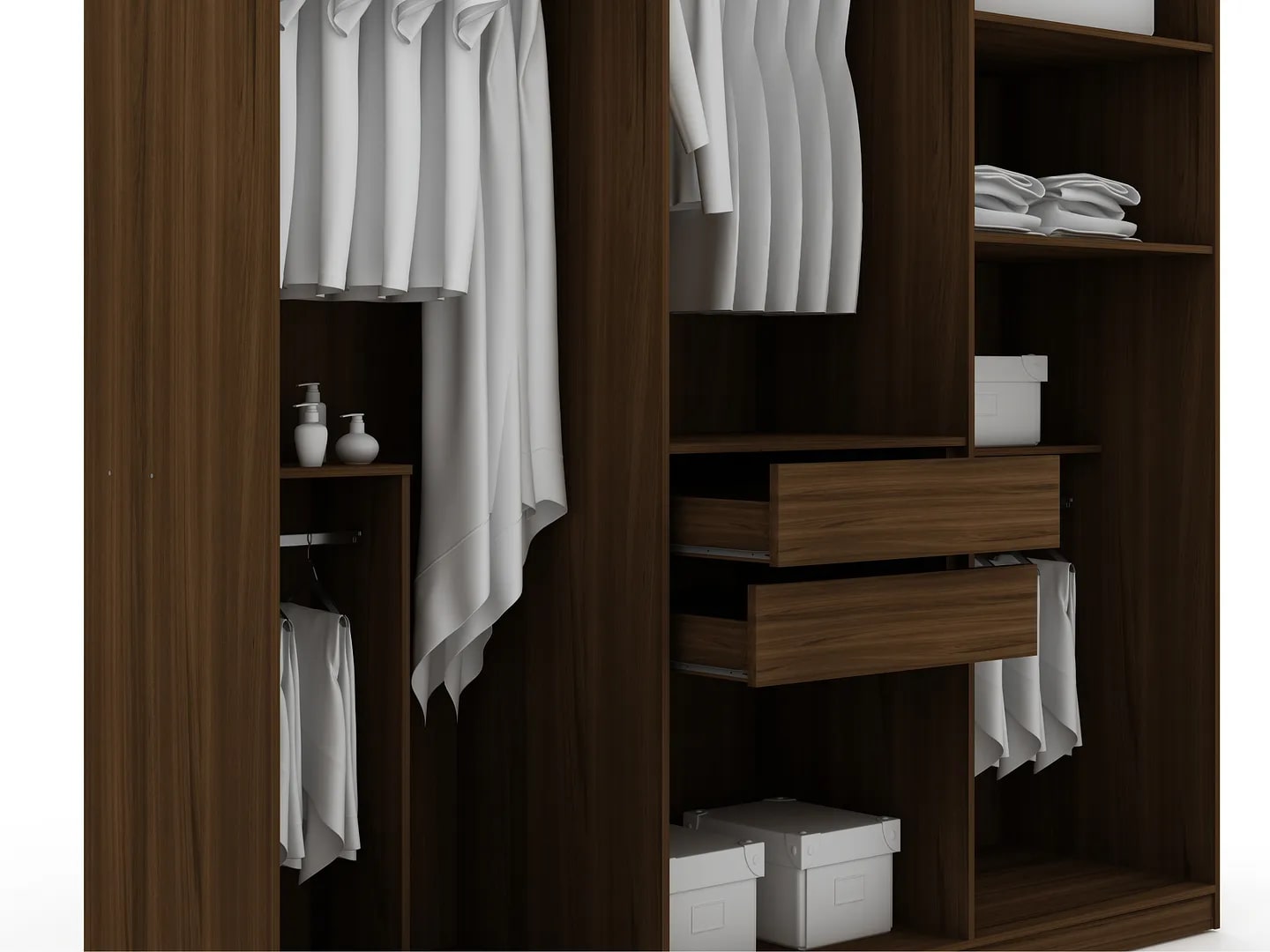 Gramercy Freestanding Wardrobe Armoire Closet 
