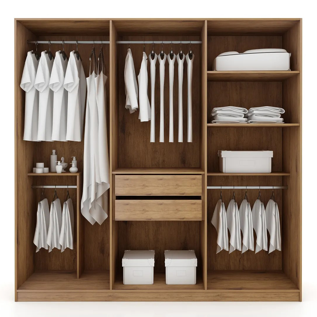 Gramercy Freestanding Wardrobe Armoire Closet 