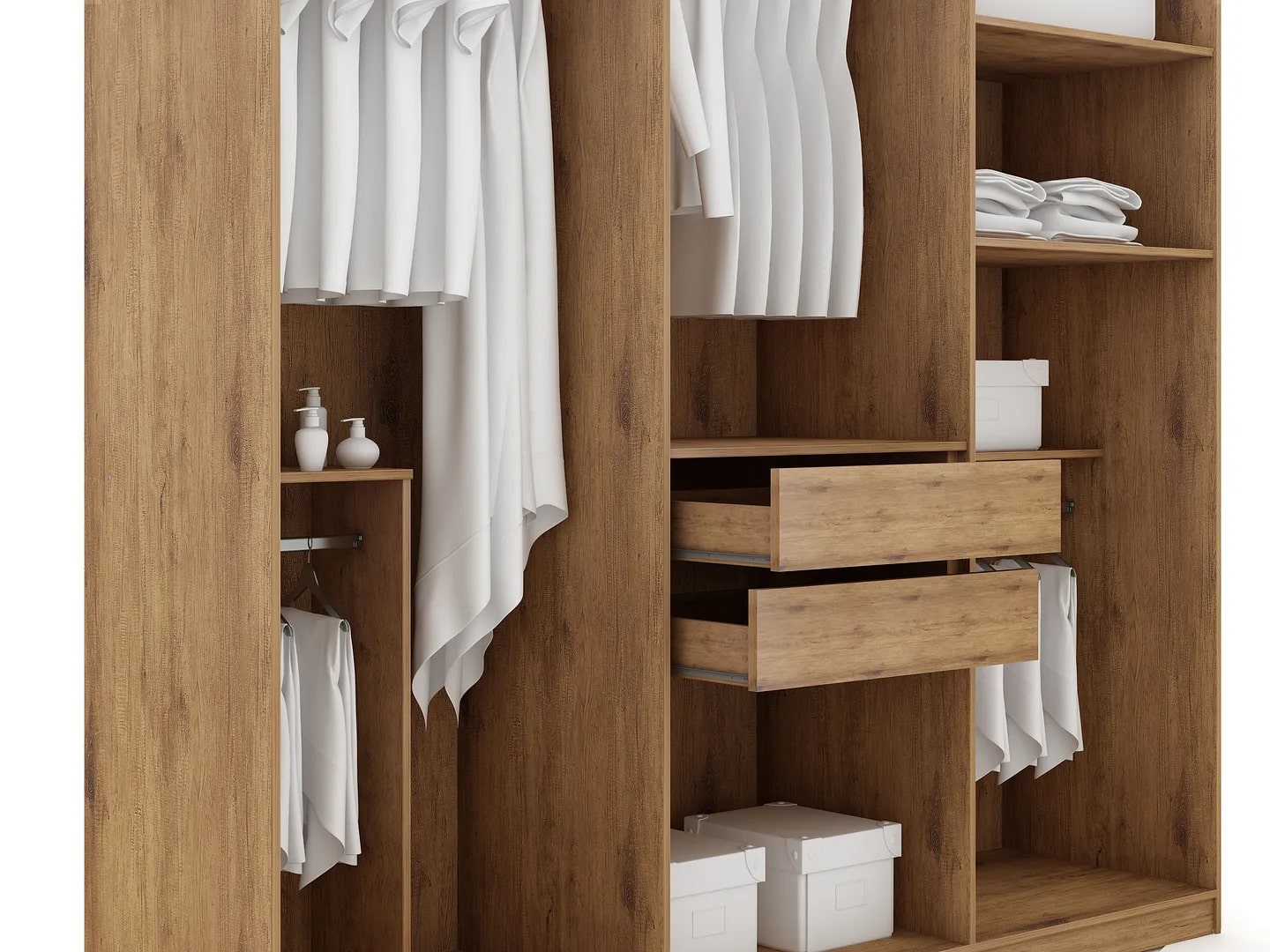 Gramercy Freestanding Wardrobe Armoire Closet 