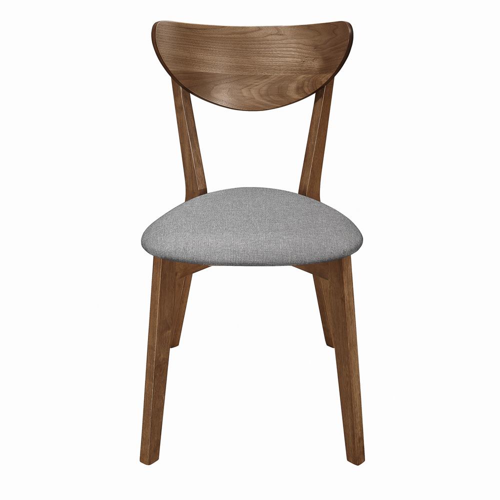 Alfredo Fabric Dining Chair with Wood Legs