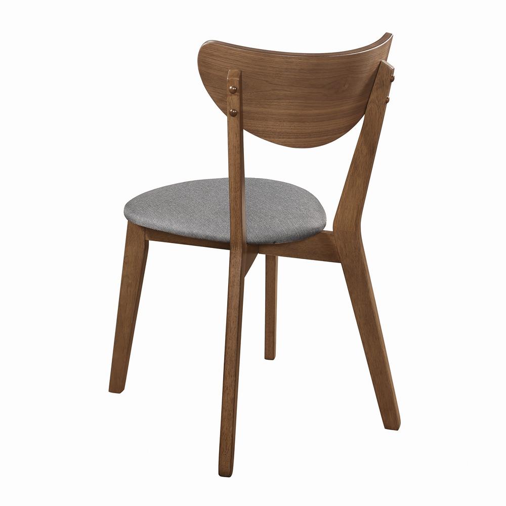 Alfredo Fabric Dining Chair with Wood Legs