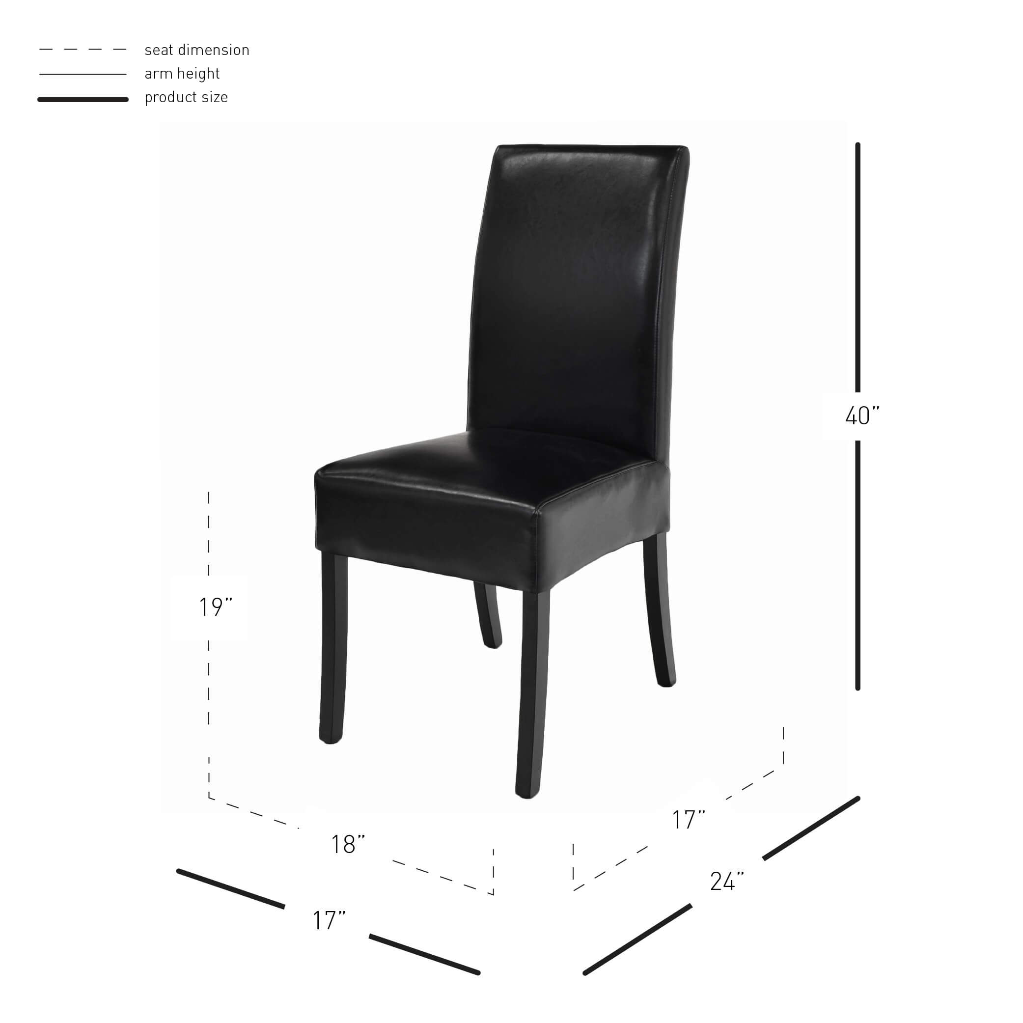 Valencia Bicast Leather Dining Chair