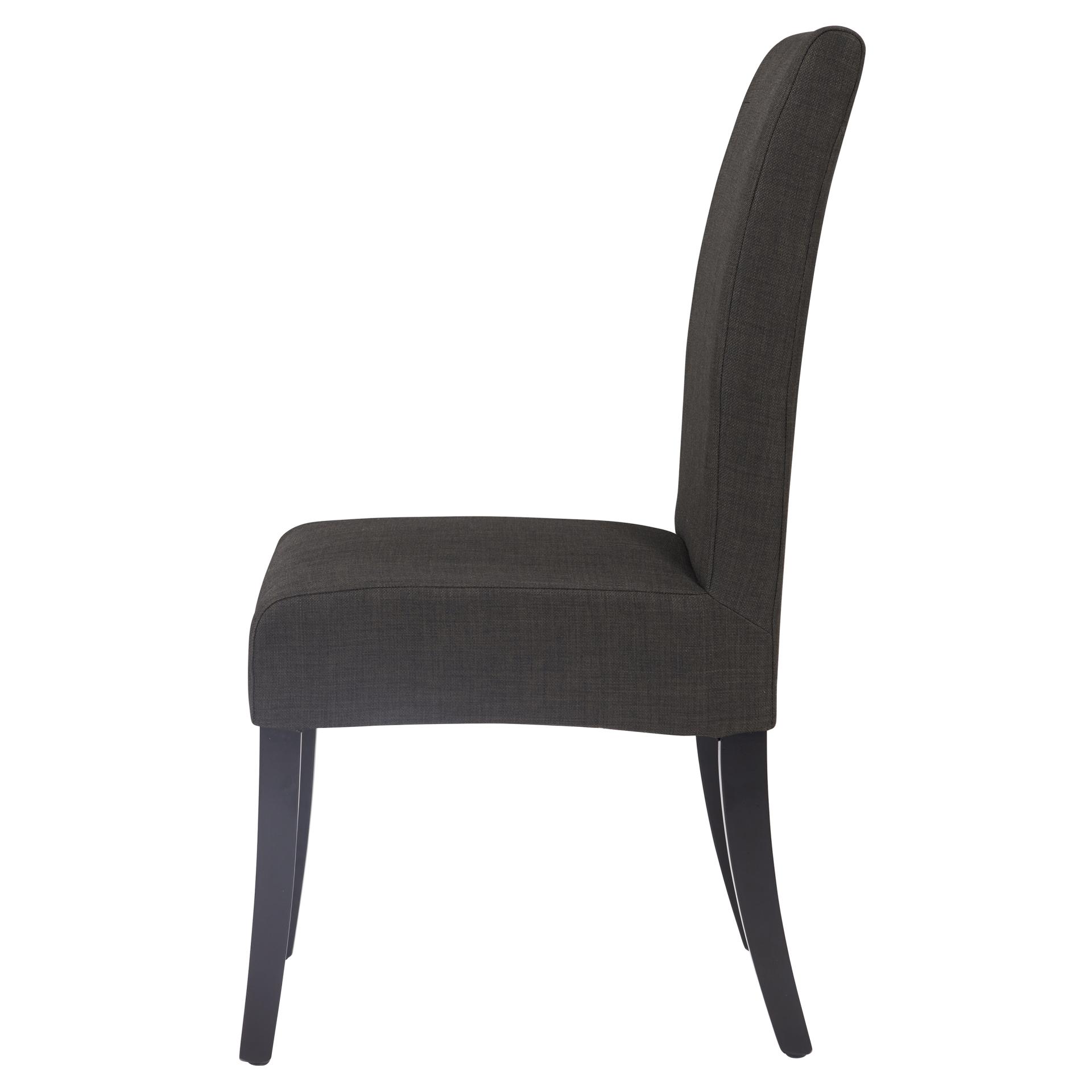 Valencia Fabric Dining Chair, Black Legs