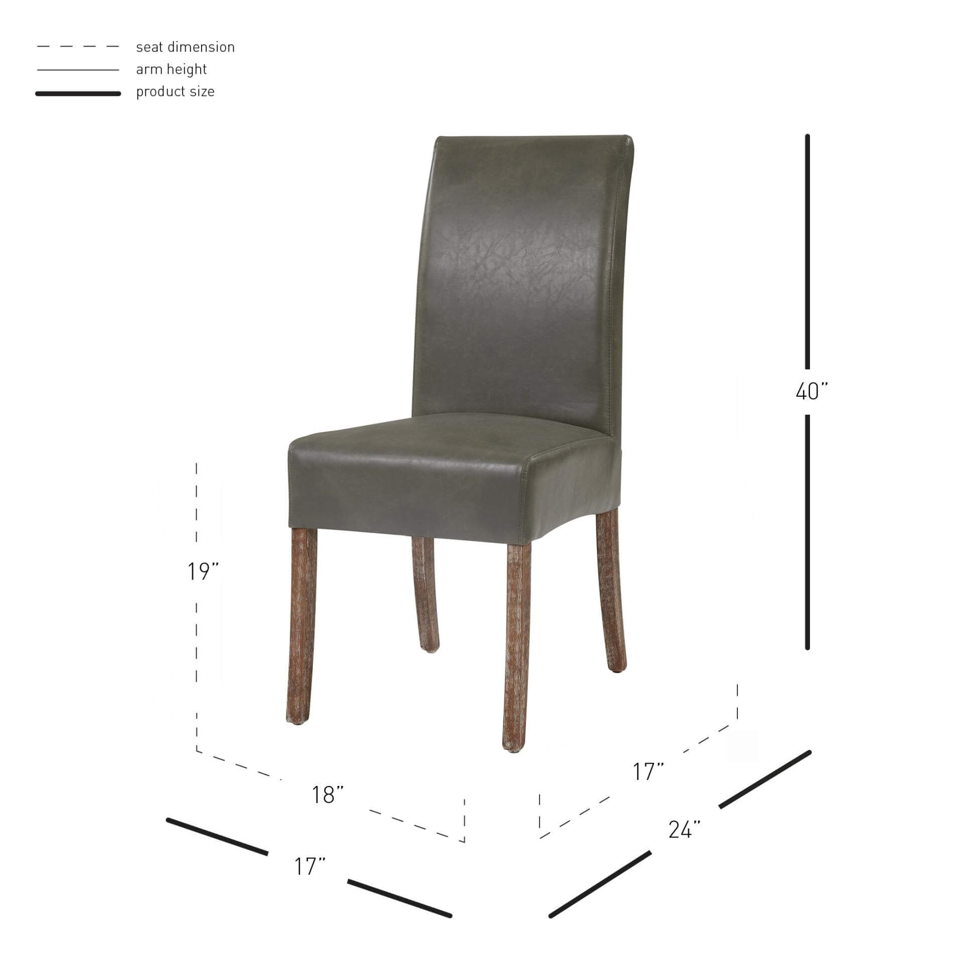 Valencia Bonded Leather Dining Chair