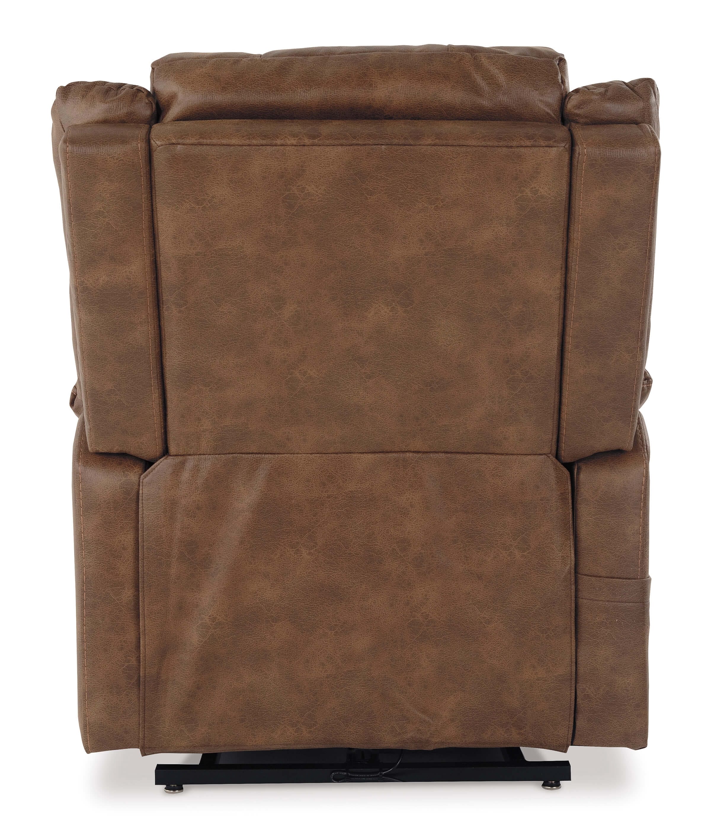Ashley Yandel Faux Leather Recliner Chair Side