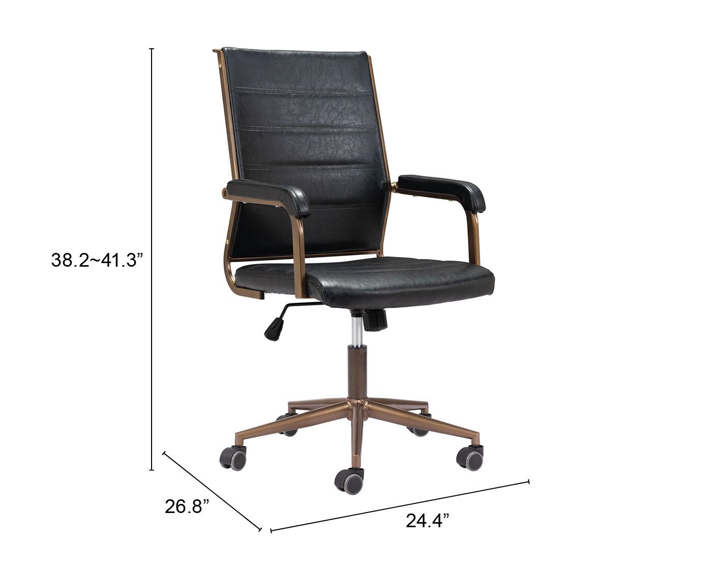 Auction Leatherette Office Chair