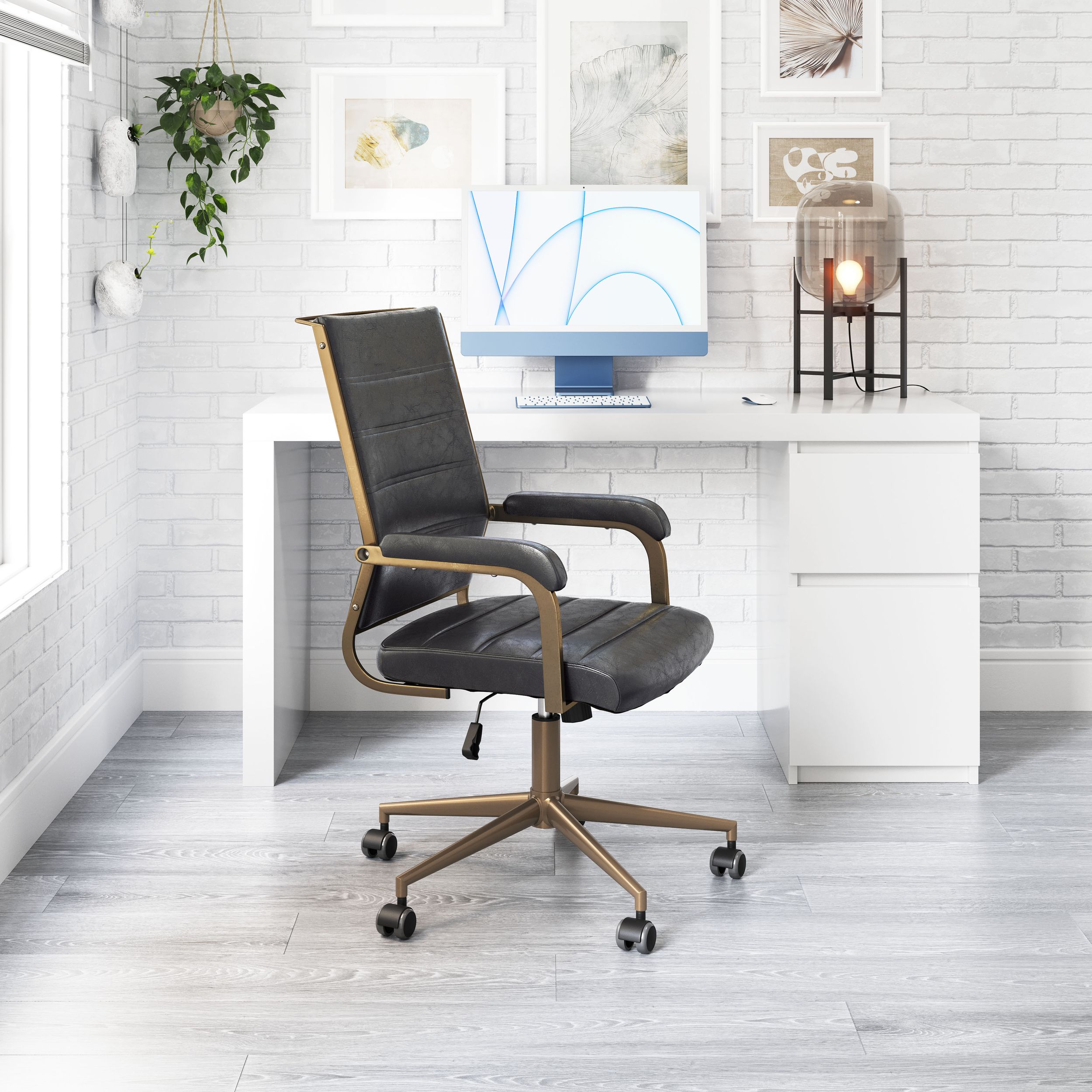 Auction Leatherette Office Chair