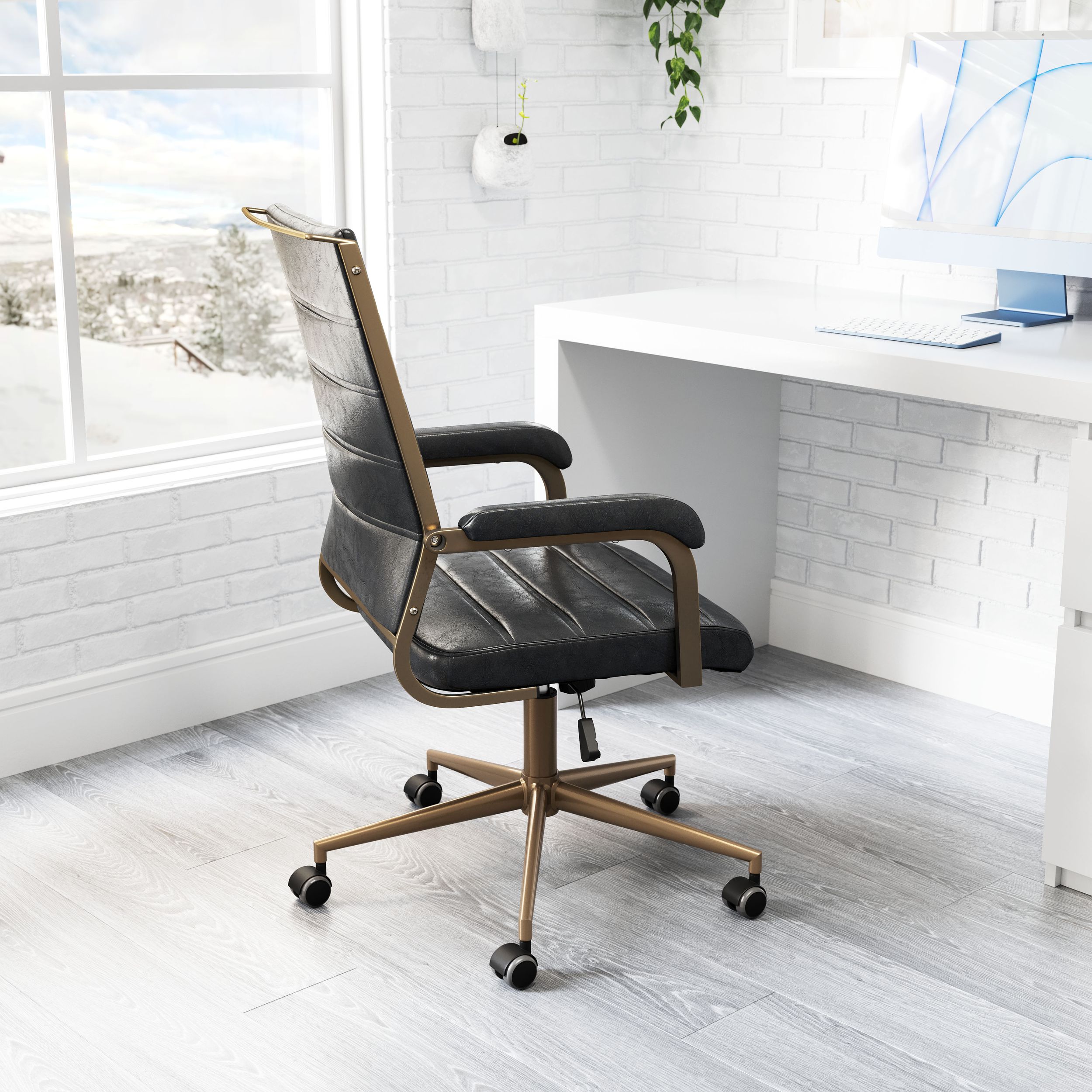 Auction Leatherette Office Chair
