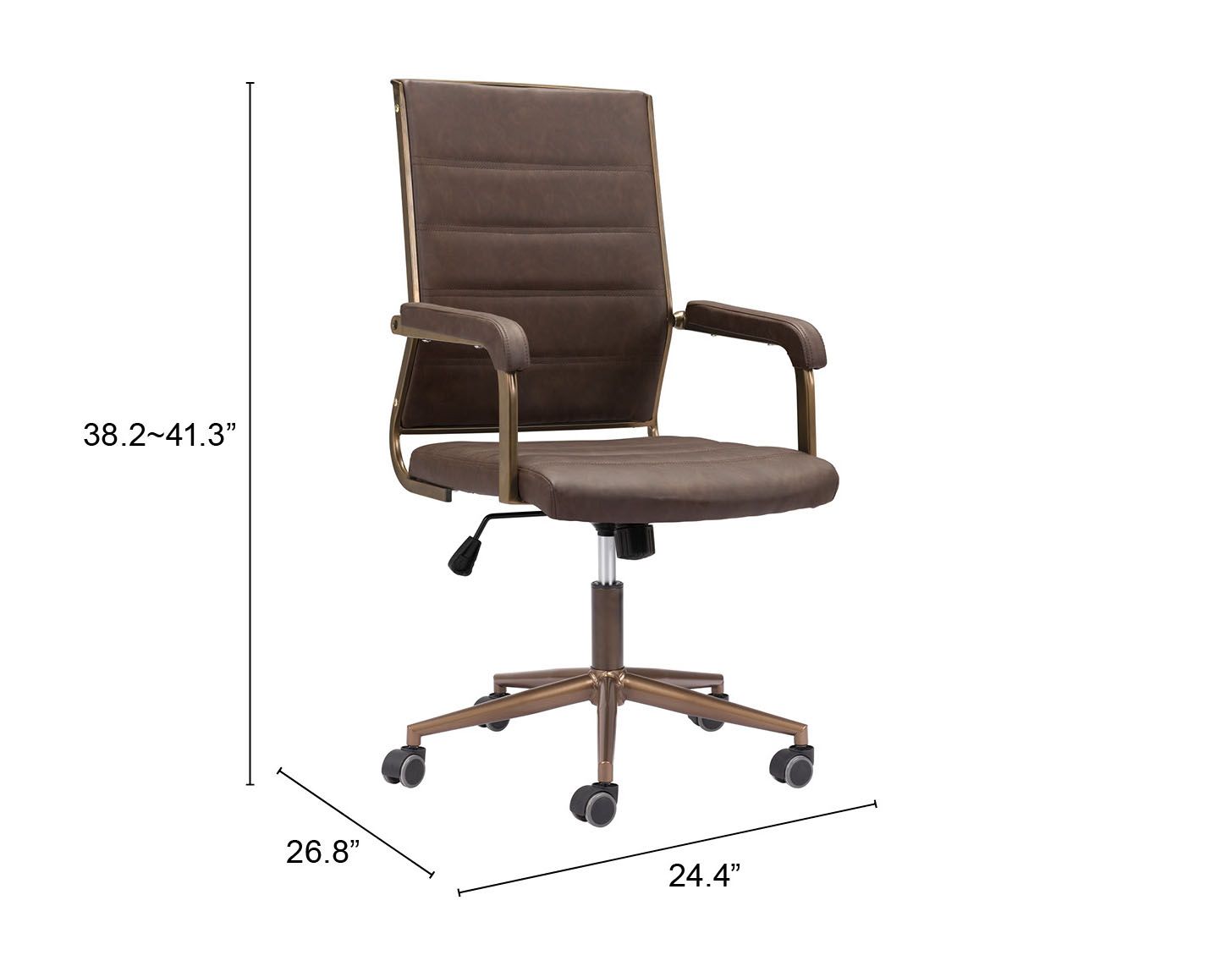 Auction Leatherette Office Chair