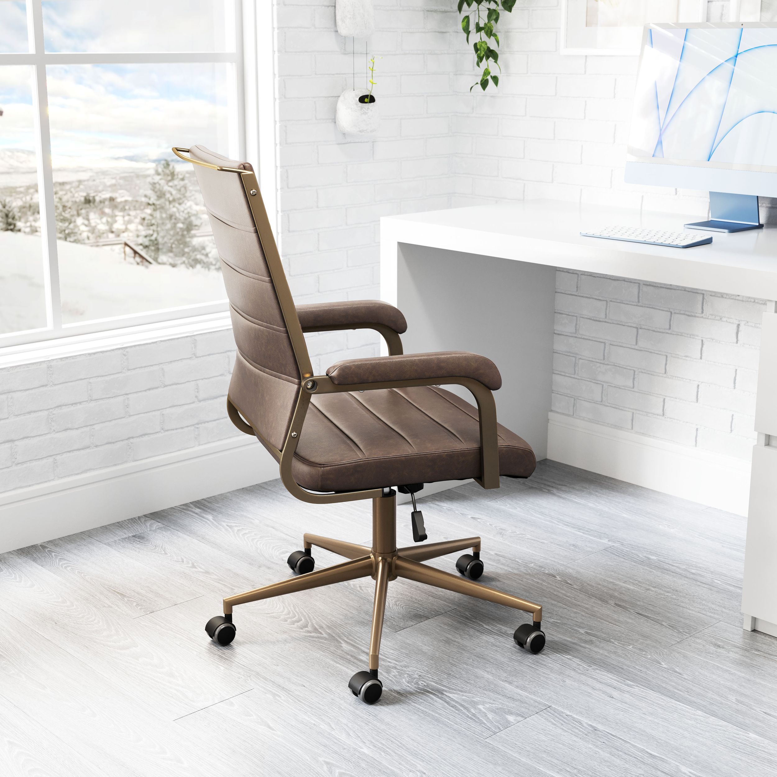 Auction Leatherette Office Chair