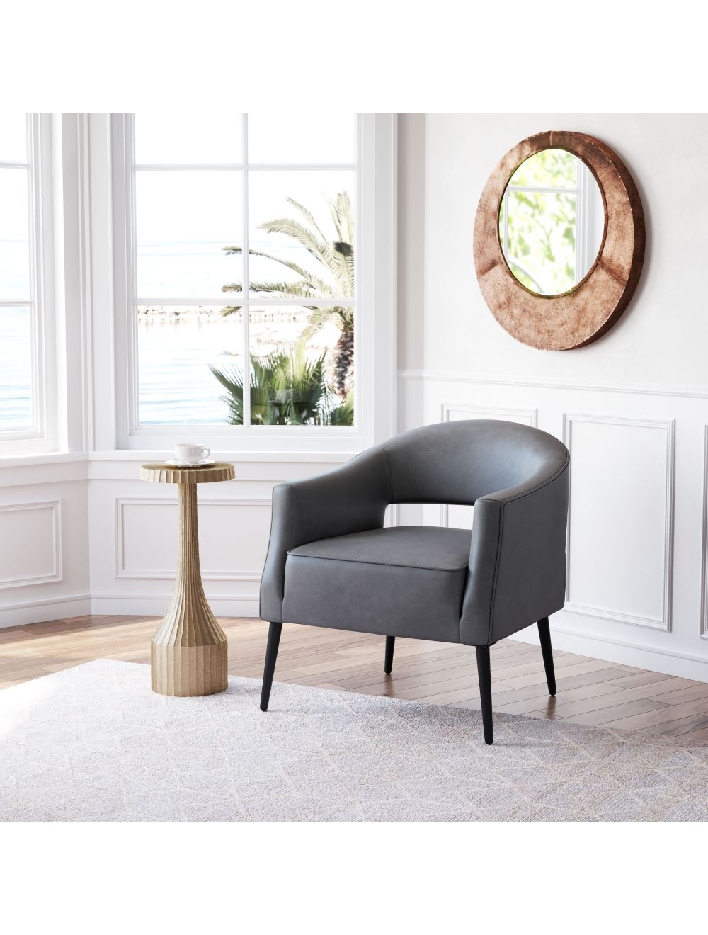 Berkeley Leatherette Accent Chair