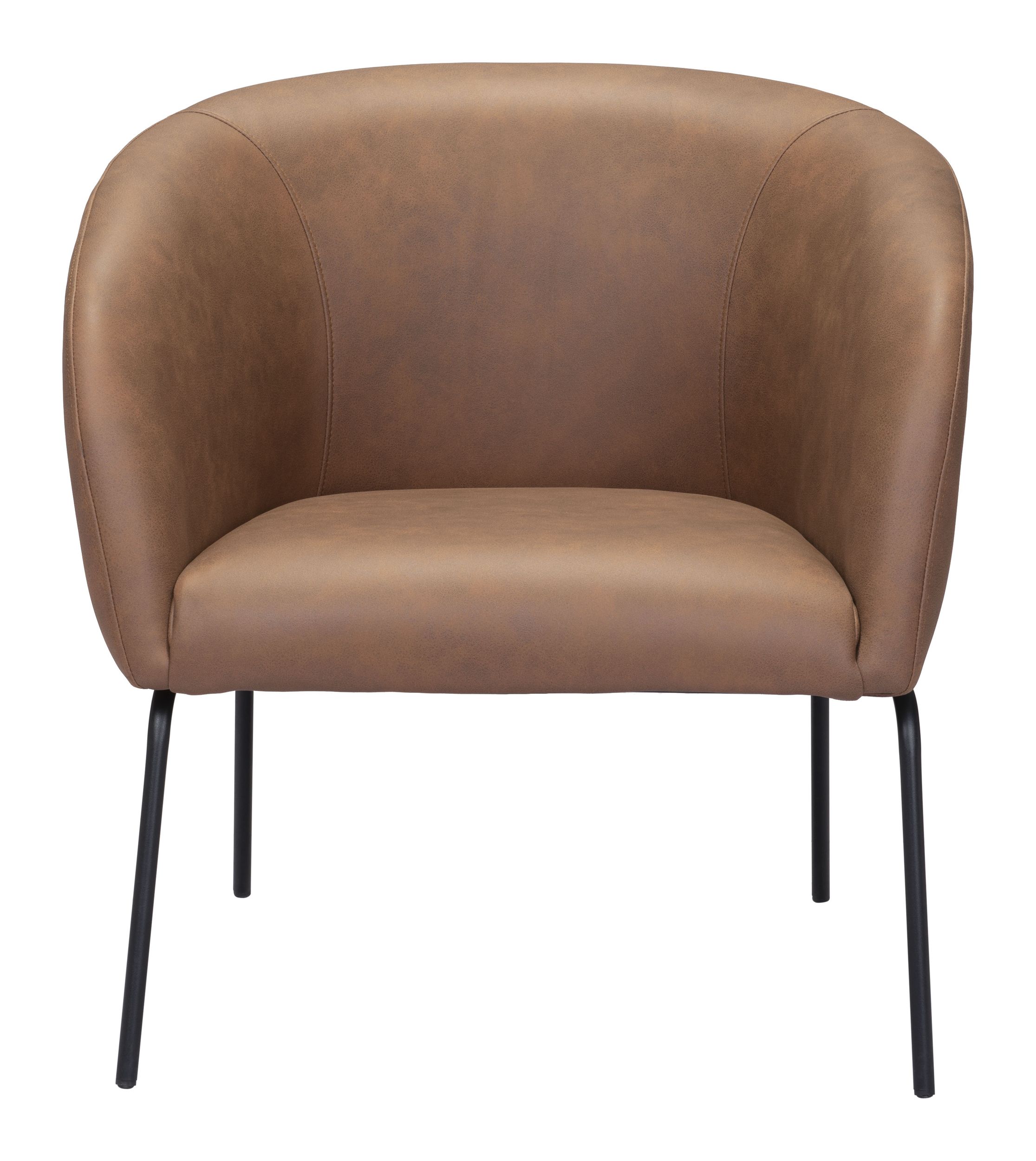 Quinten Faux Leather Accent Chair