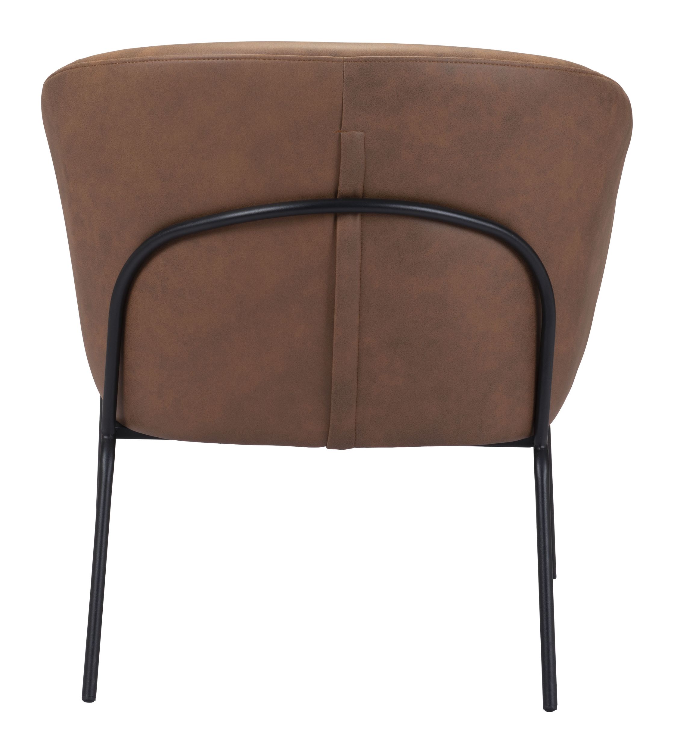 Quinten Faux Leather Accent Chair