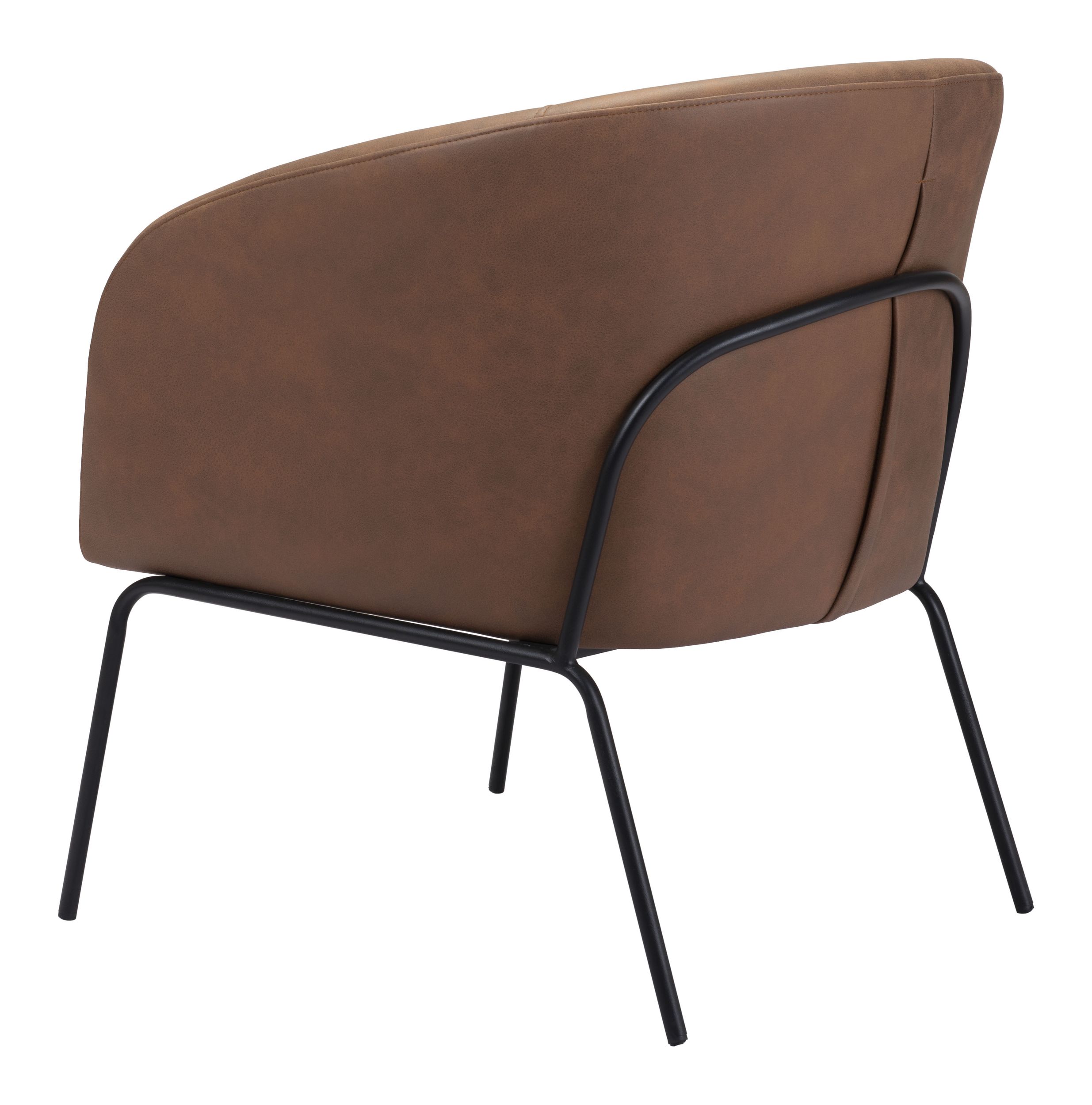 Quinten Faux Leather Accent Chair