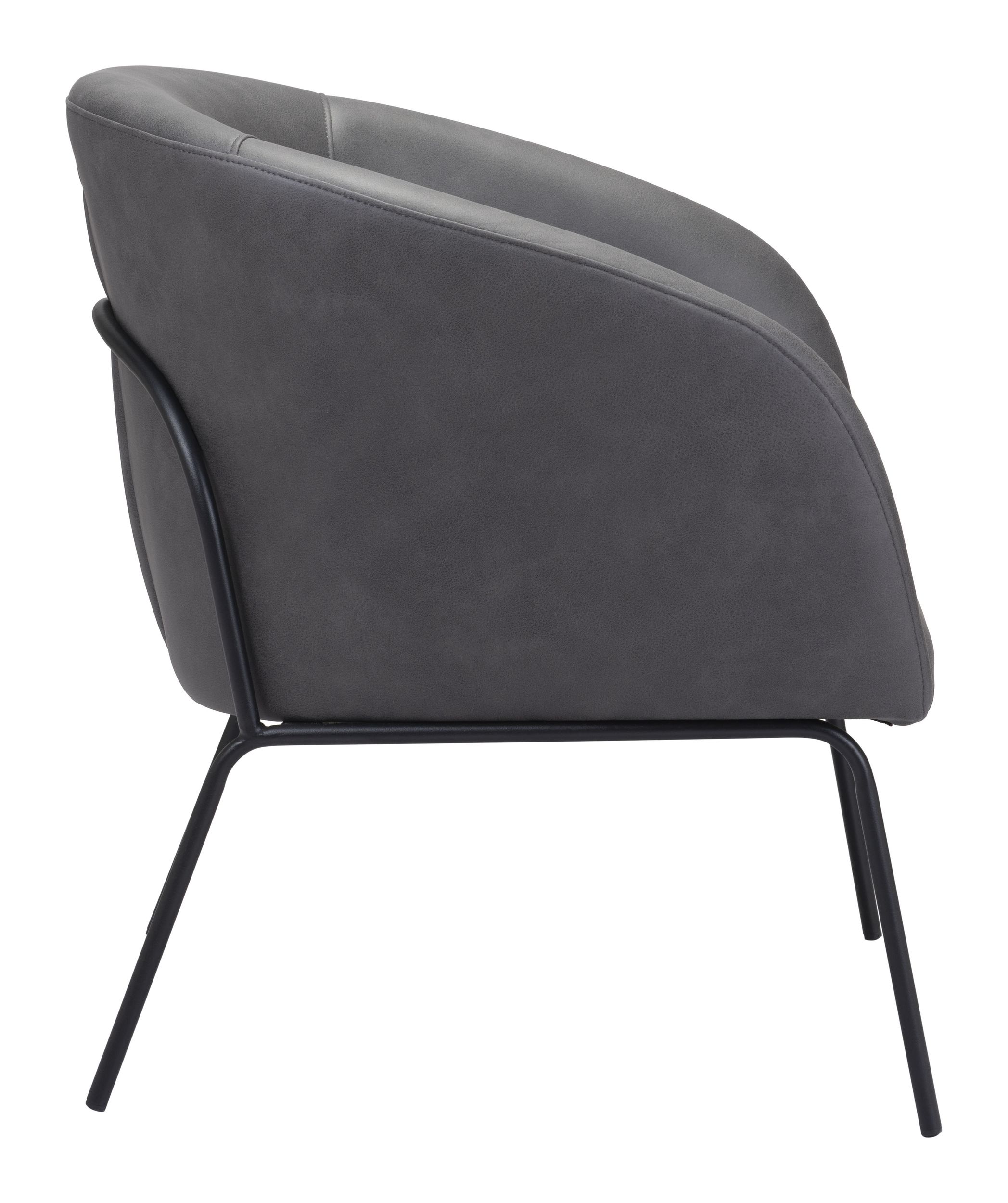 Quinten Faux Leather Accent Chair