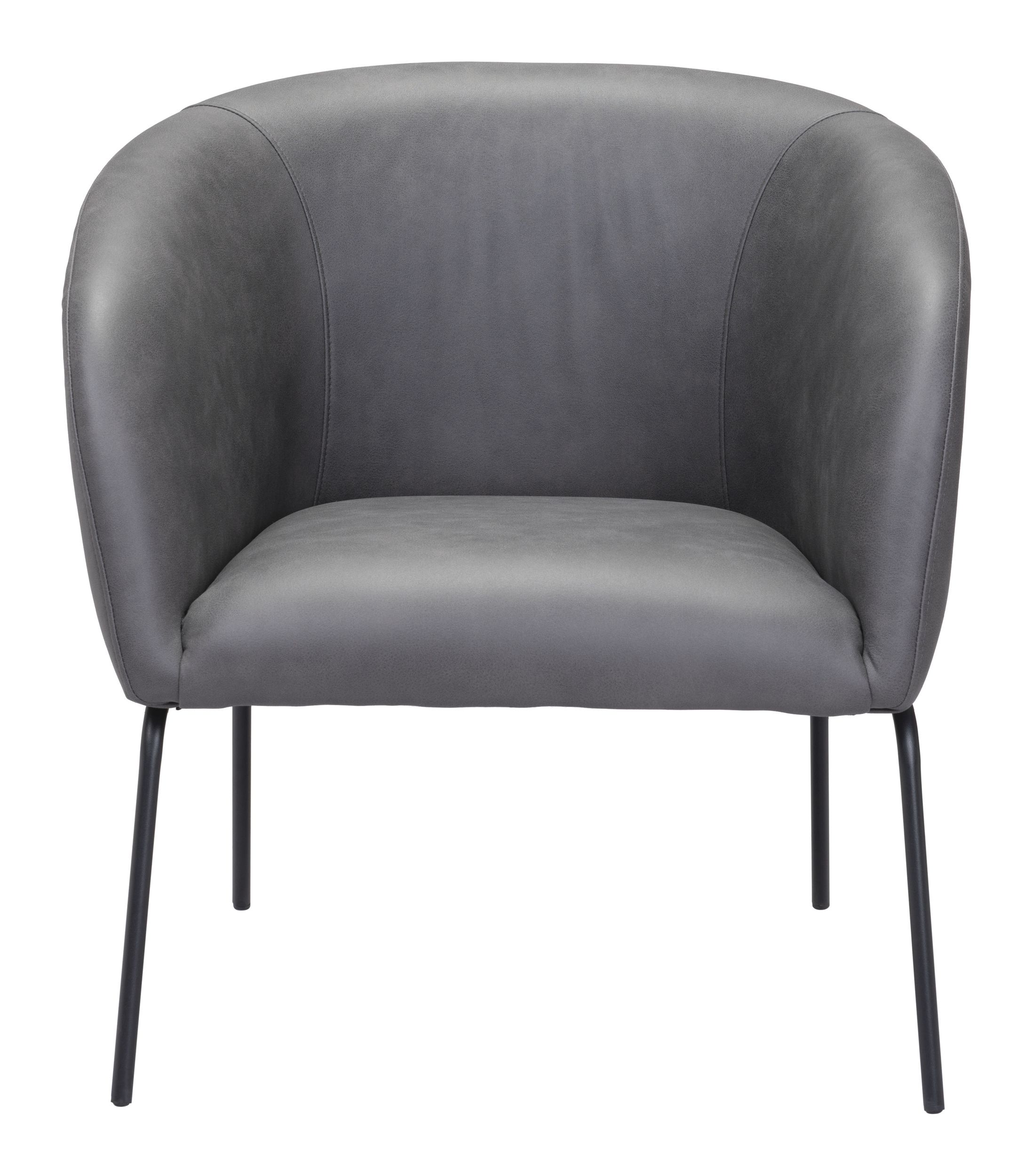 Quinten Faux Leather Accent Chair
