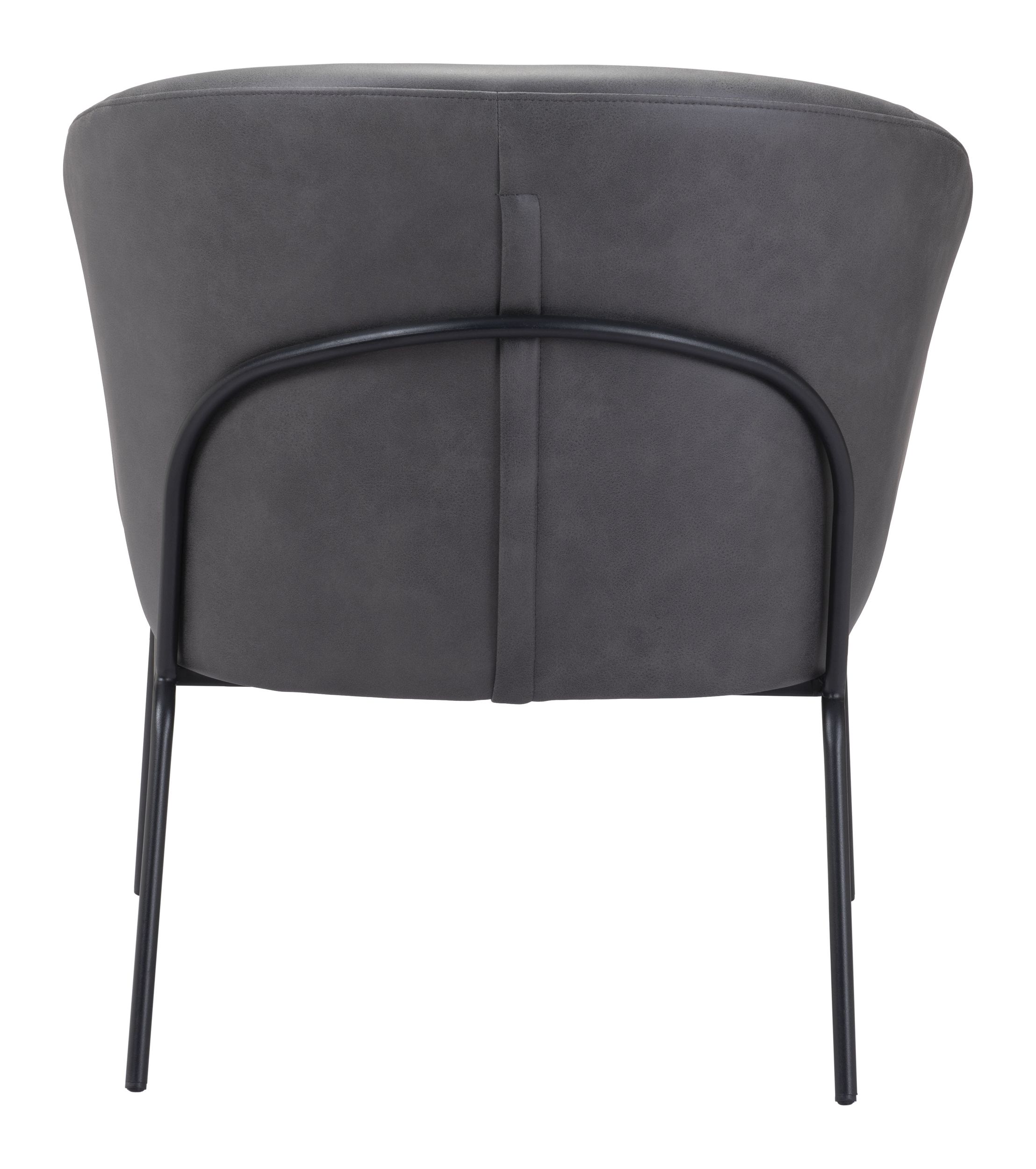 Quinten Faux Leather Accent Chair