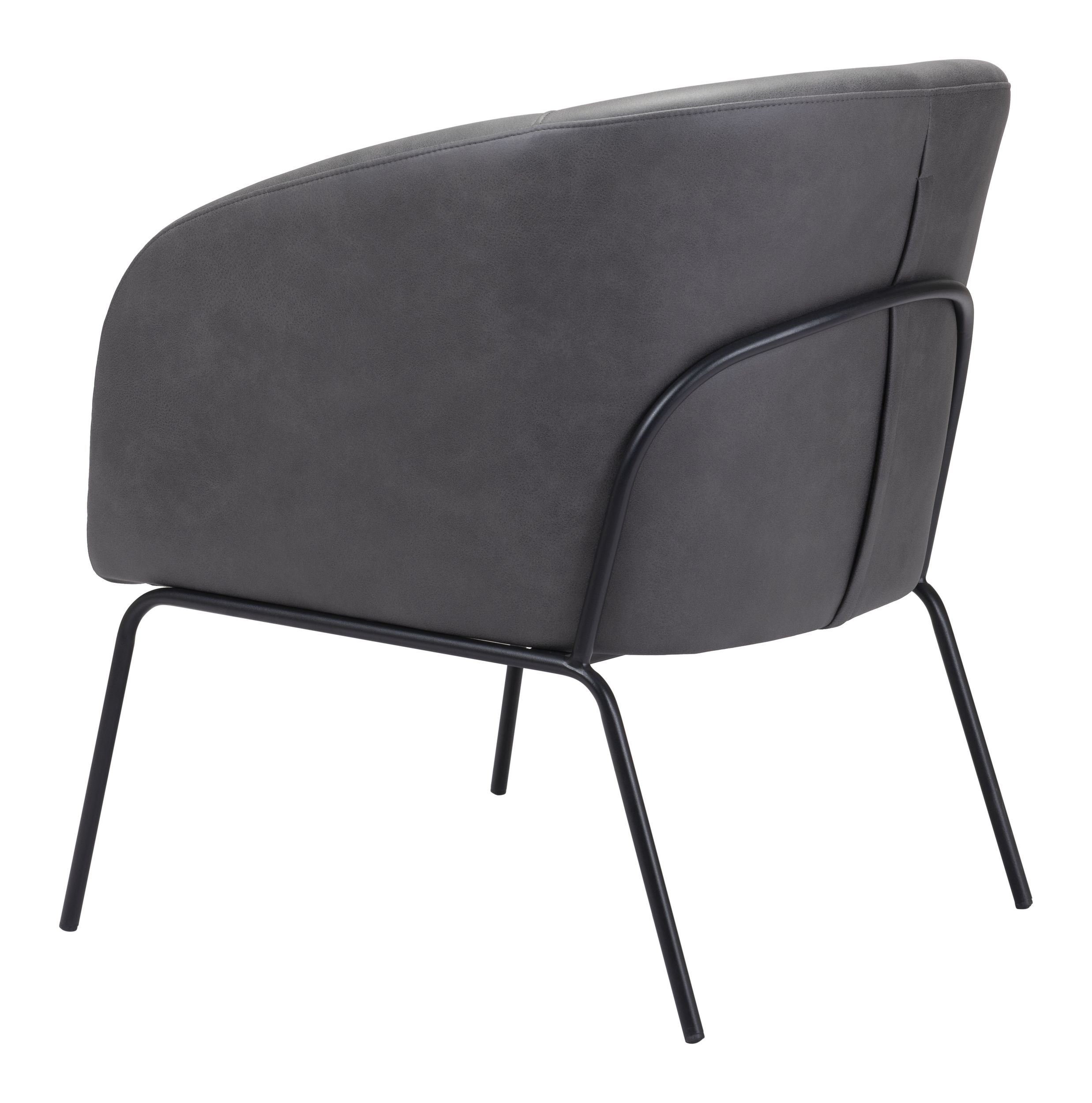 Quinten Faux Leather Accent Chair