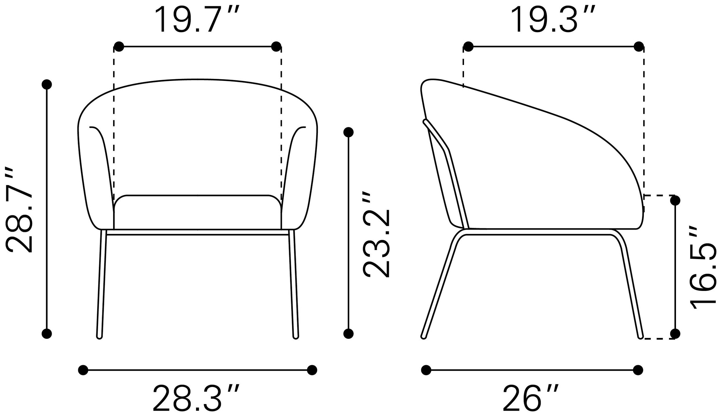 Quinten Faux Leather Accent Chair