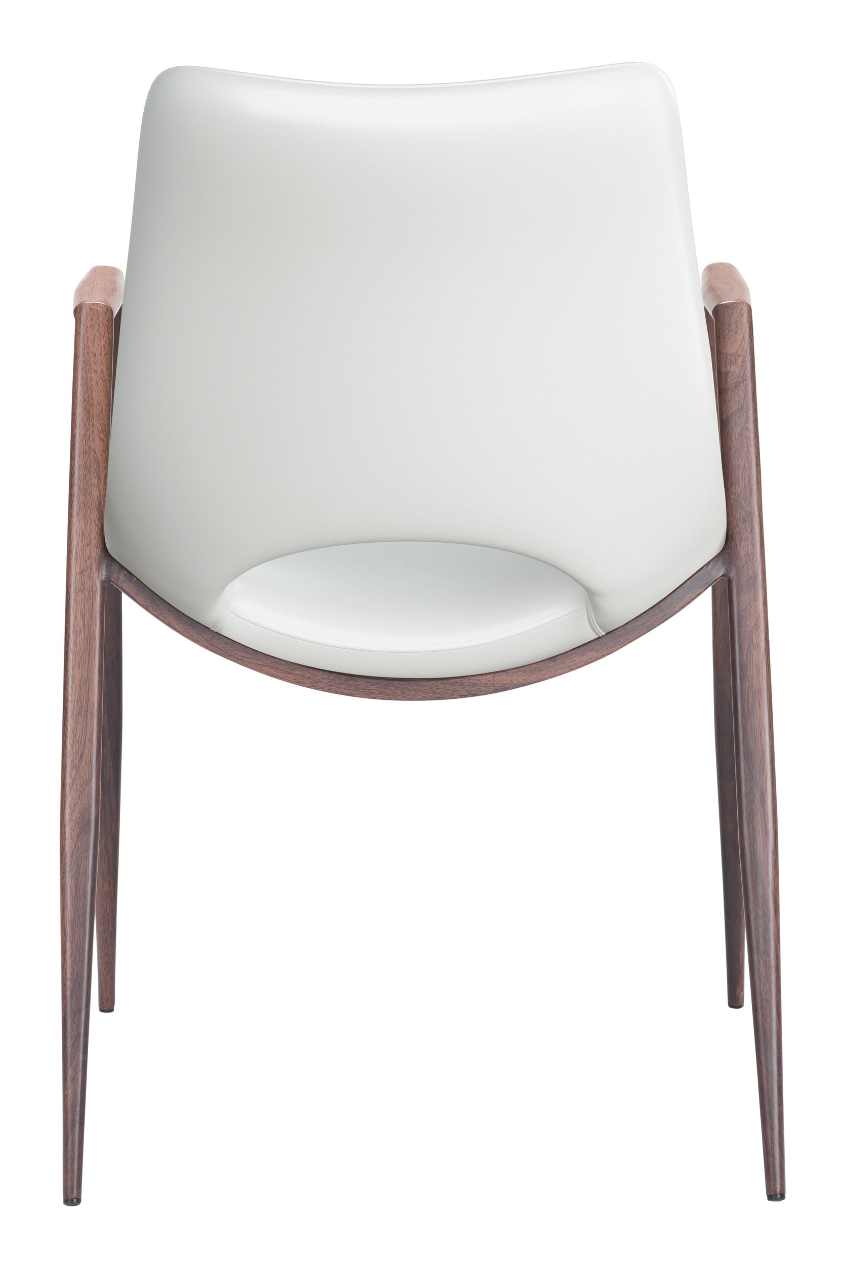 Desi Faux Leather/Steel Dining Chair