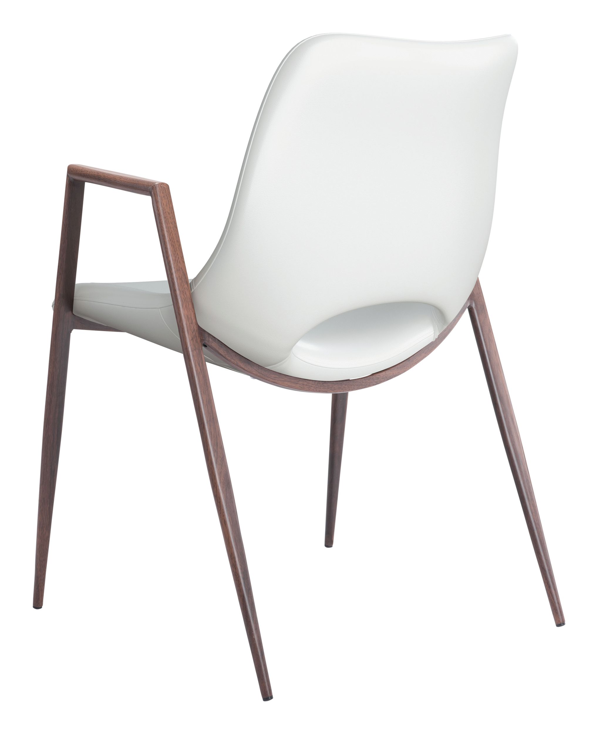 Desi Faux Leather/Steel Dining Chair
