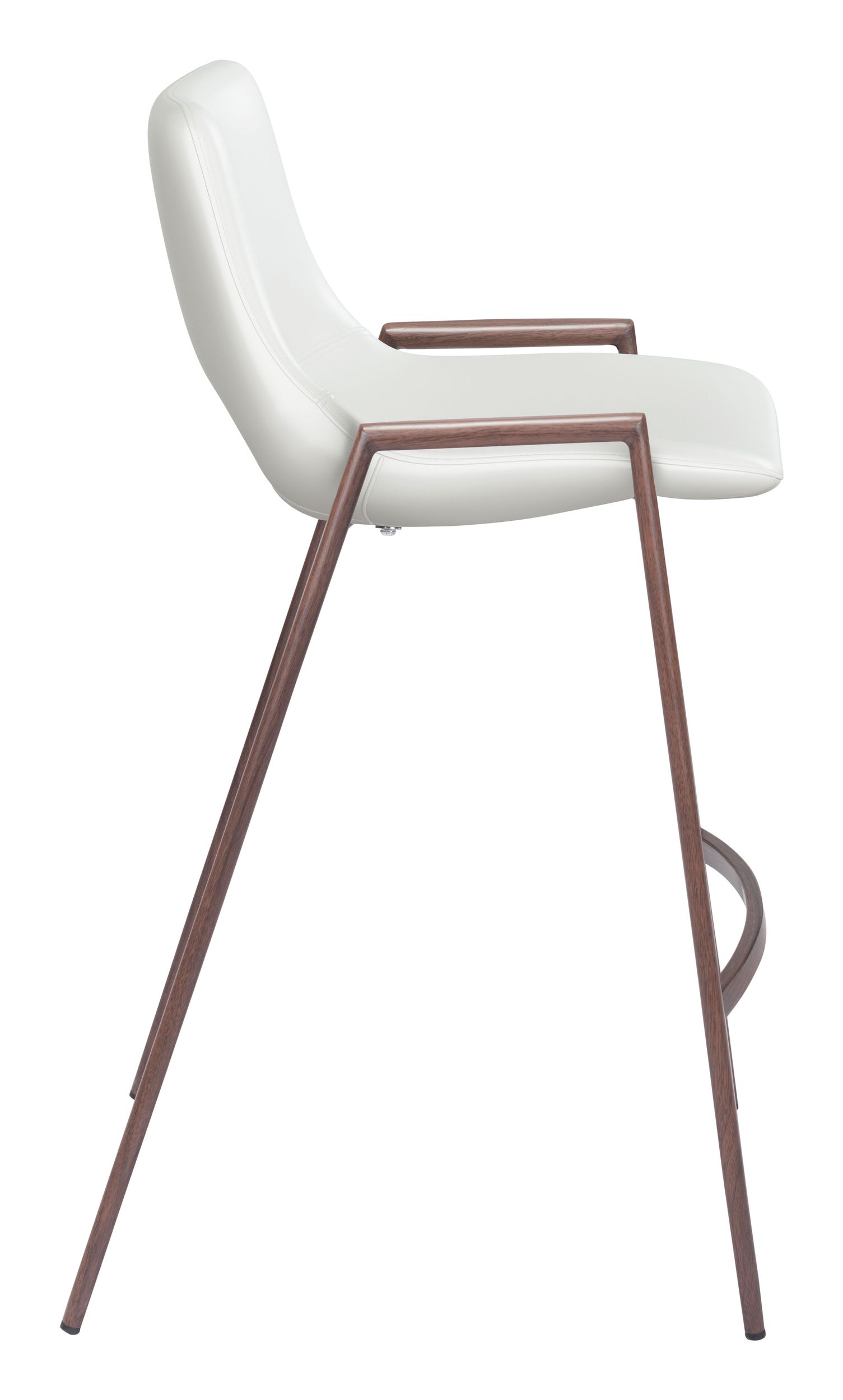 Desi Faux Leather/Steel Counter Stool