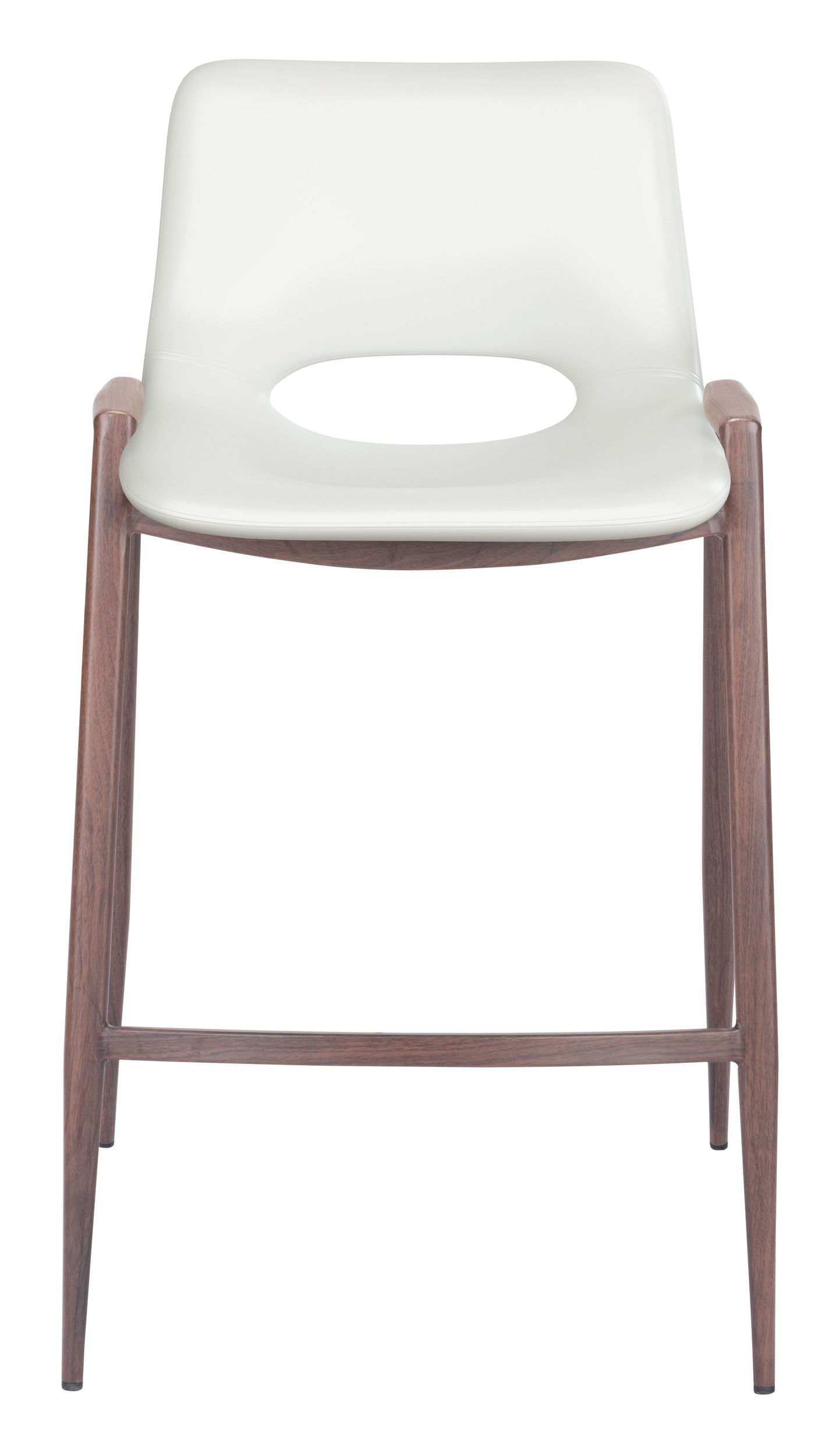 Desi Faux Leather/Steel Counter Stool