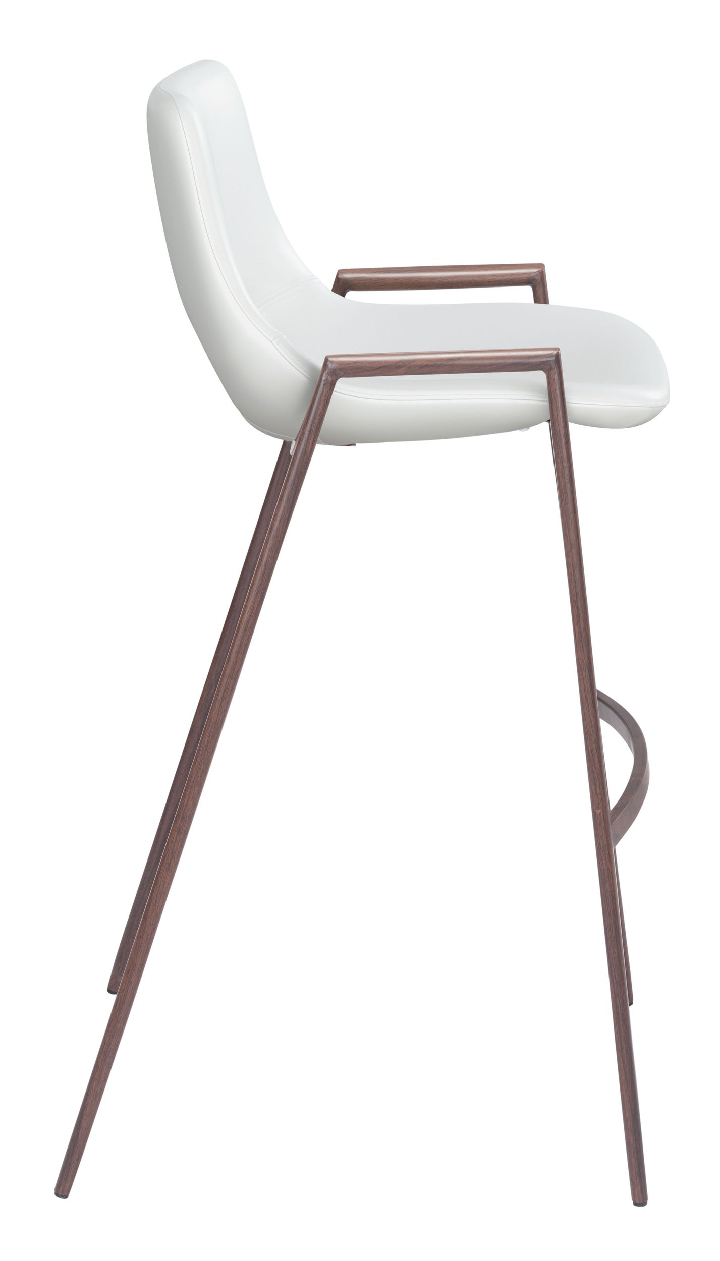 Desi Faux Leather/Steel Barstool