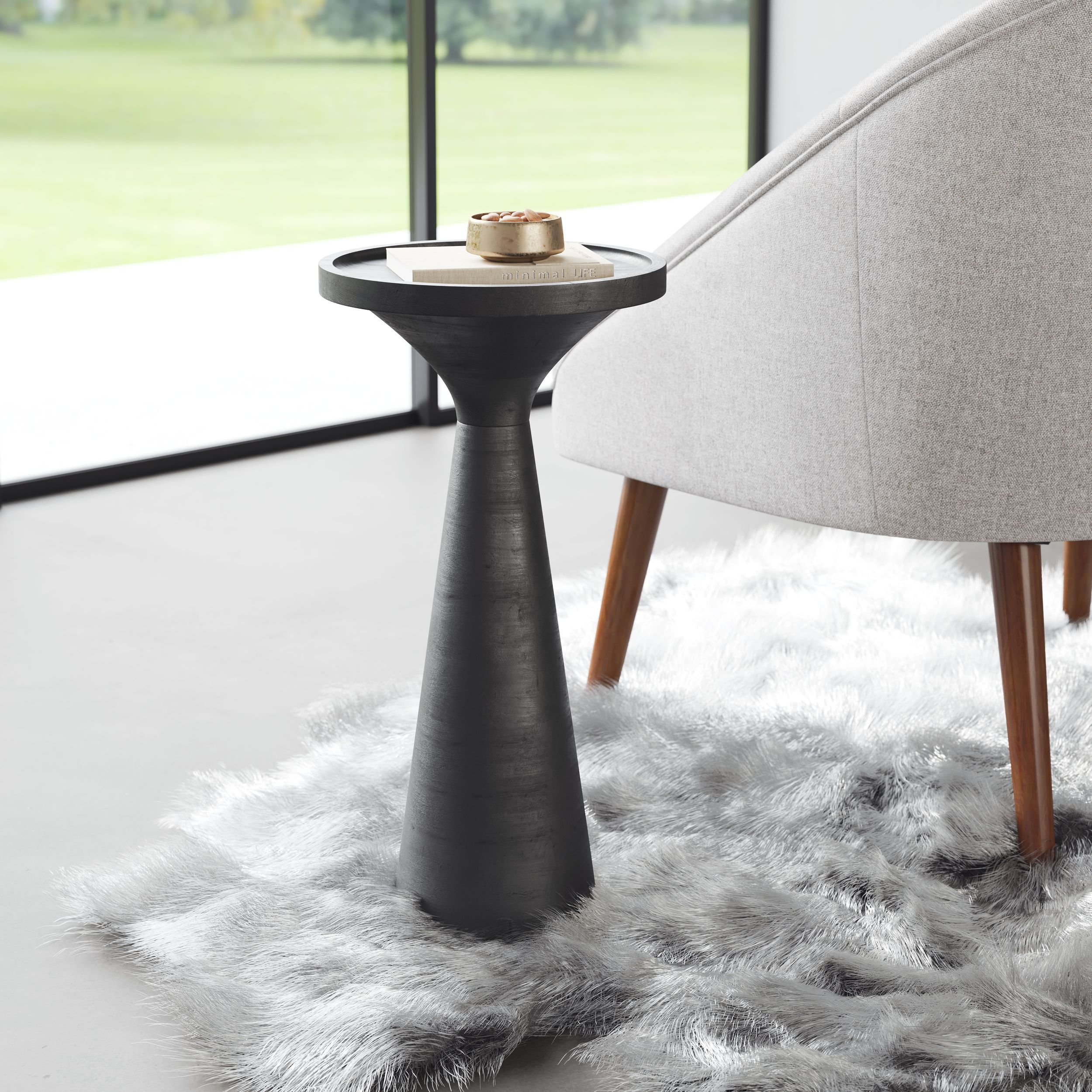 Omni Round Wood Side Table
