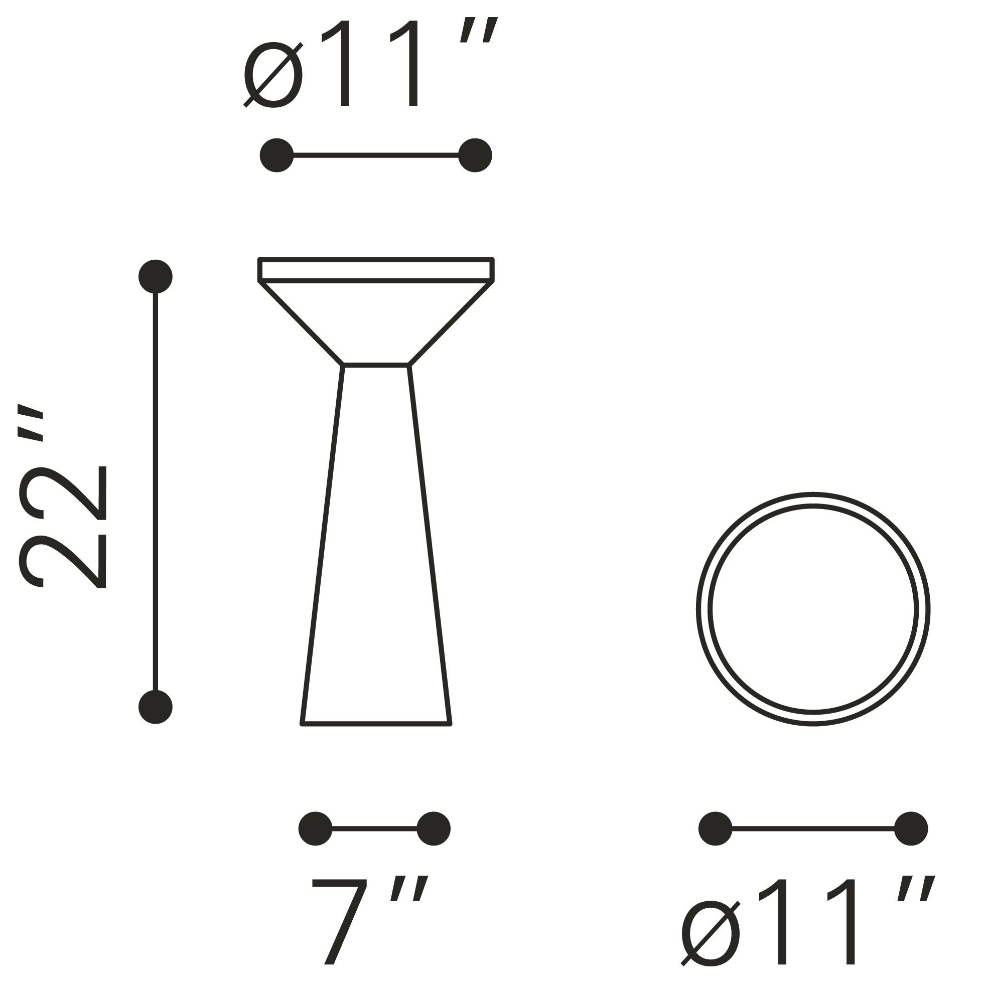 Omni Round Wood Side Table