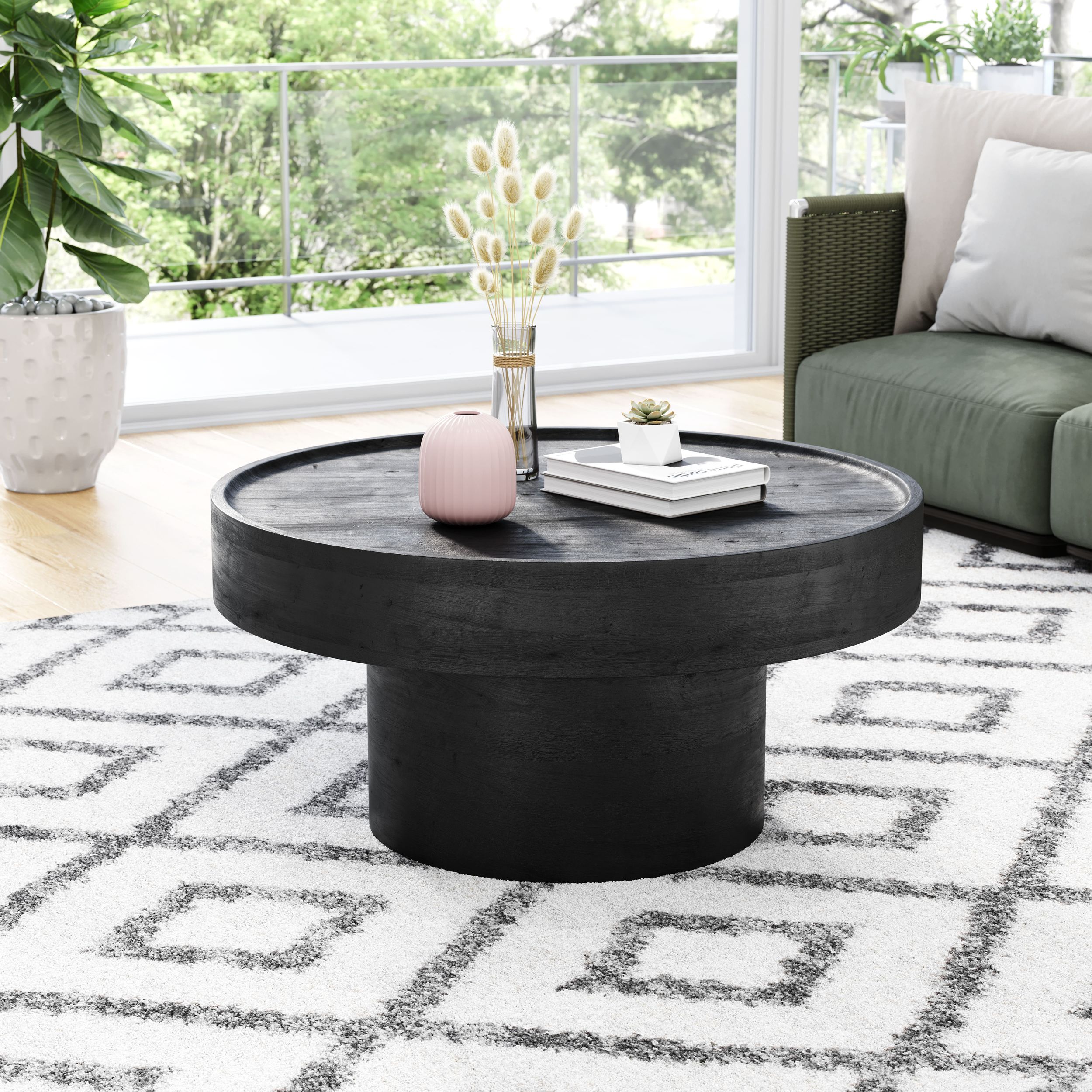 Watson Round Wood Coffee Table