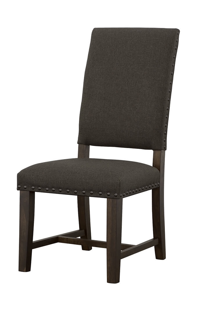 Twain Fabric Side Chair with Wood Legs