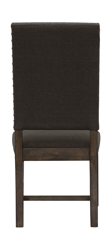 Twain Fabric Side Chair with Wood Legs