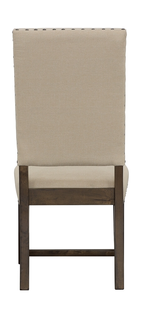 Twain Fabric Side Chair with Wood Legs