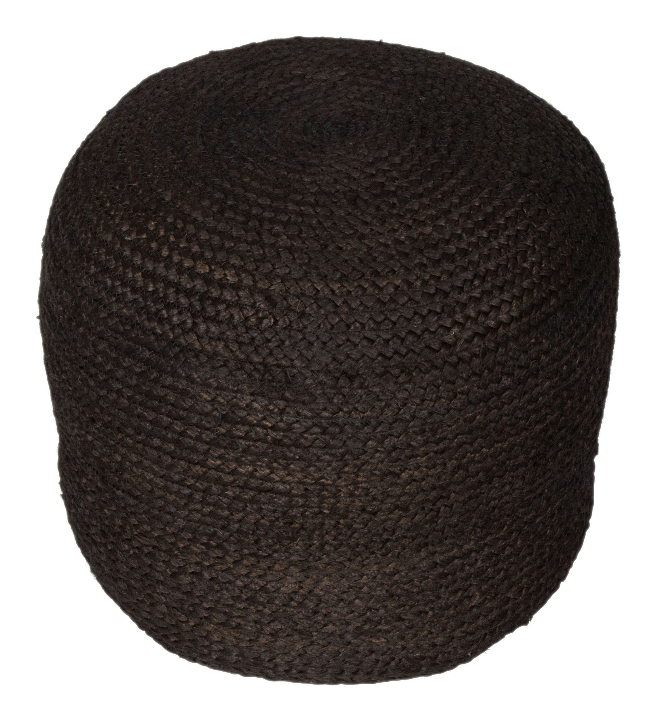 Lillian Round Jute Ottoman