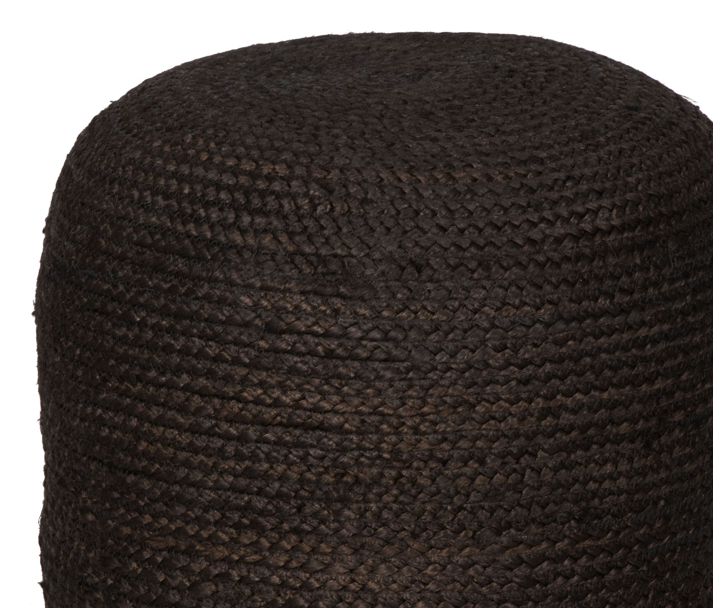 Lillian Round Jute Ottoman