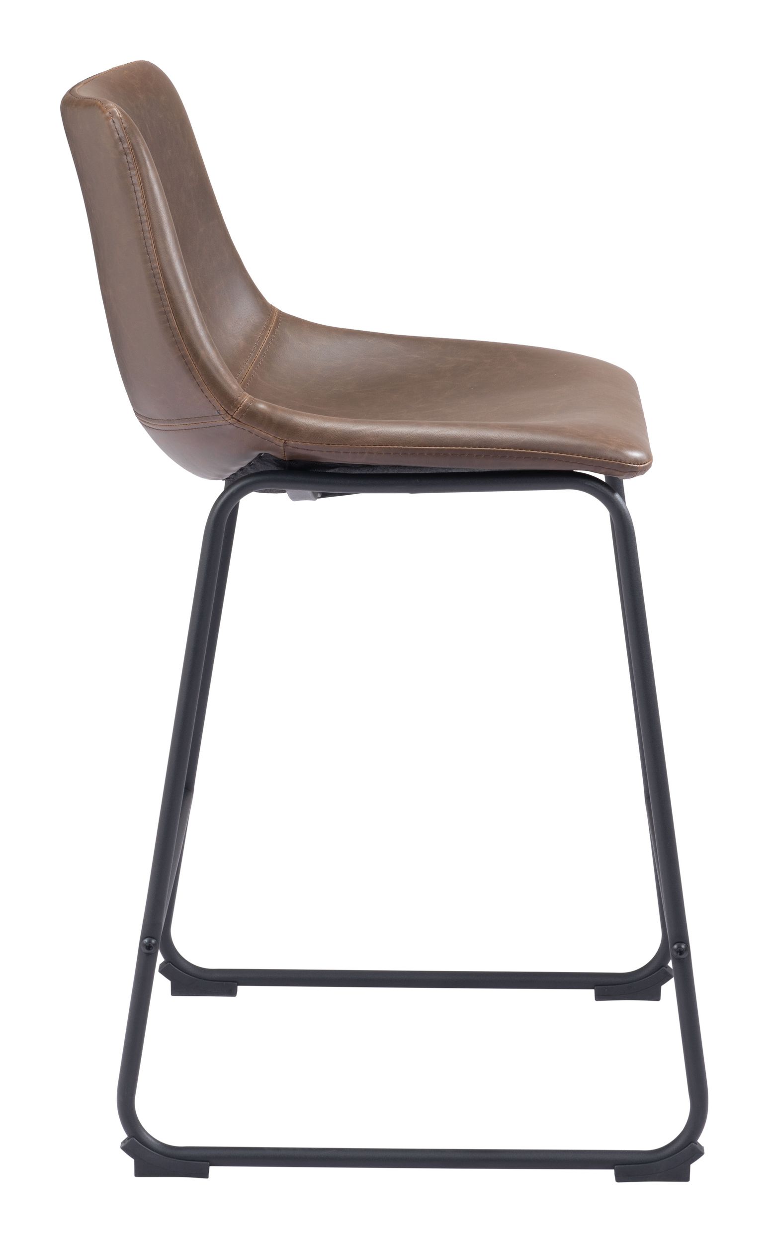 Smart Faux Leather/Steel Counter Stool