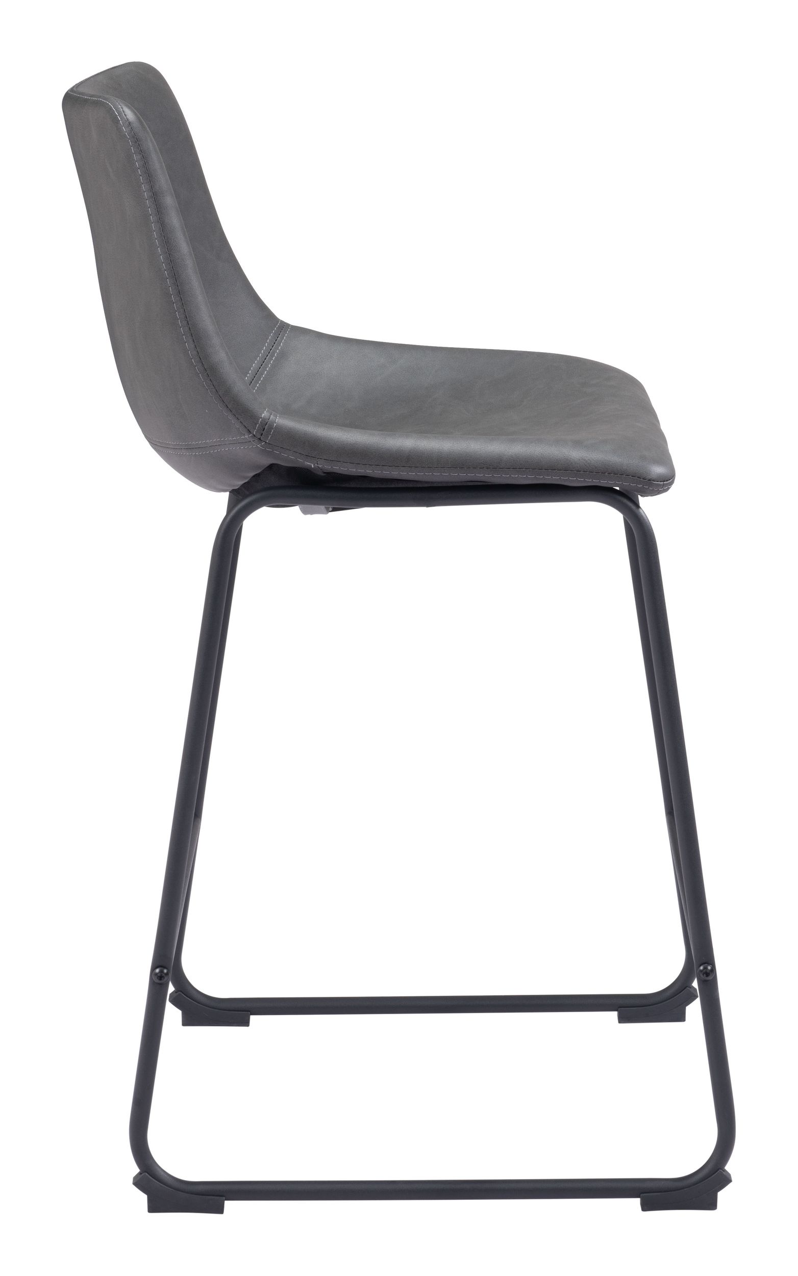 Smart Faux Leather/Steel Counter Stool