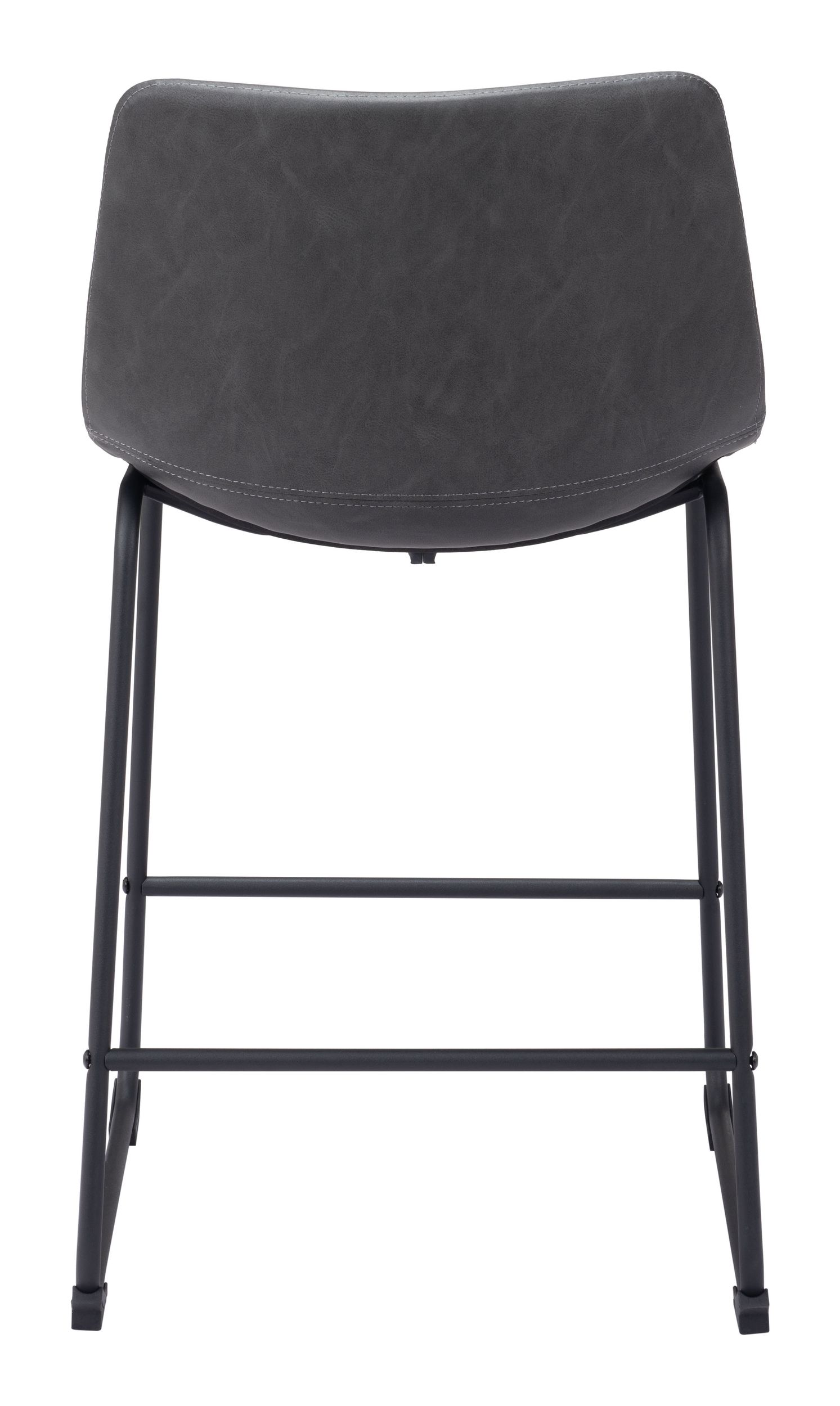 Smart Faux Leather/Steel Counter Stool