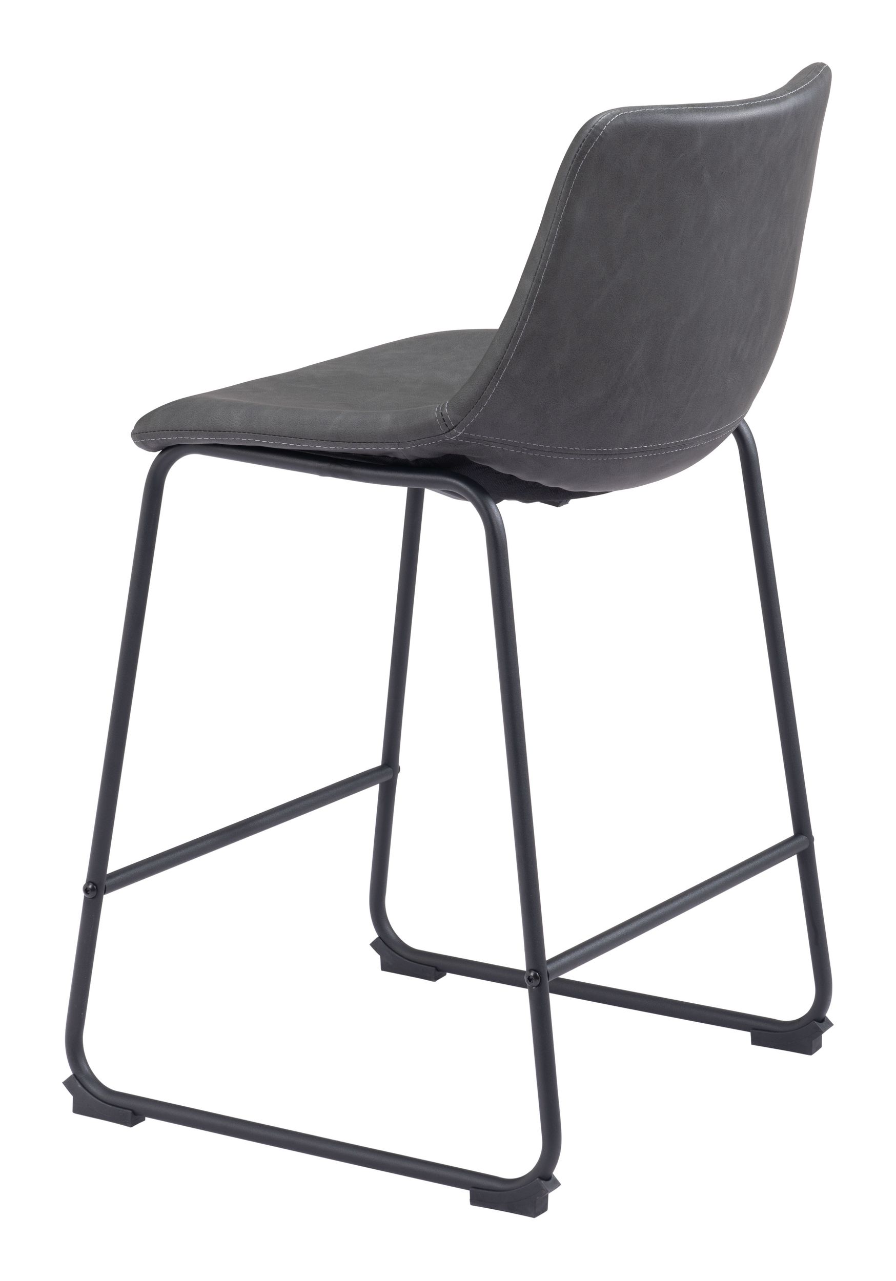 Smart Faux Leather/Steel Counter Stool