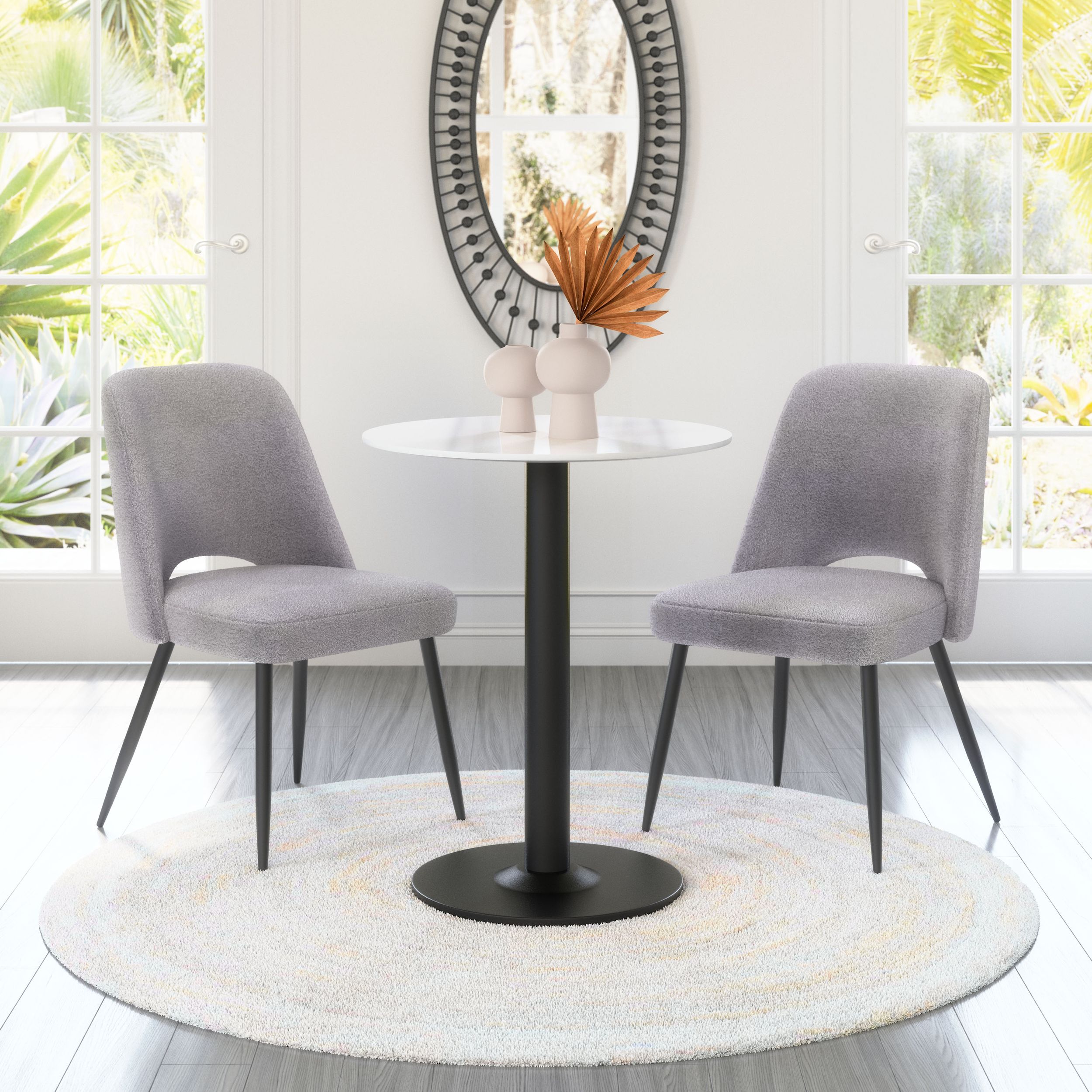Teddy Polyester/Steel Dining Chair