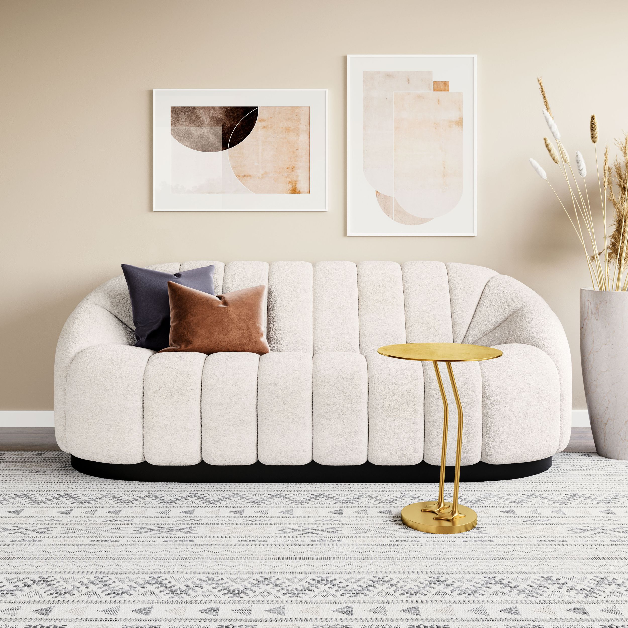 Bhutan Polyester Sofa