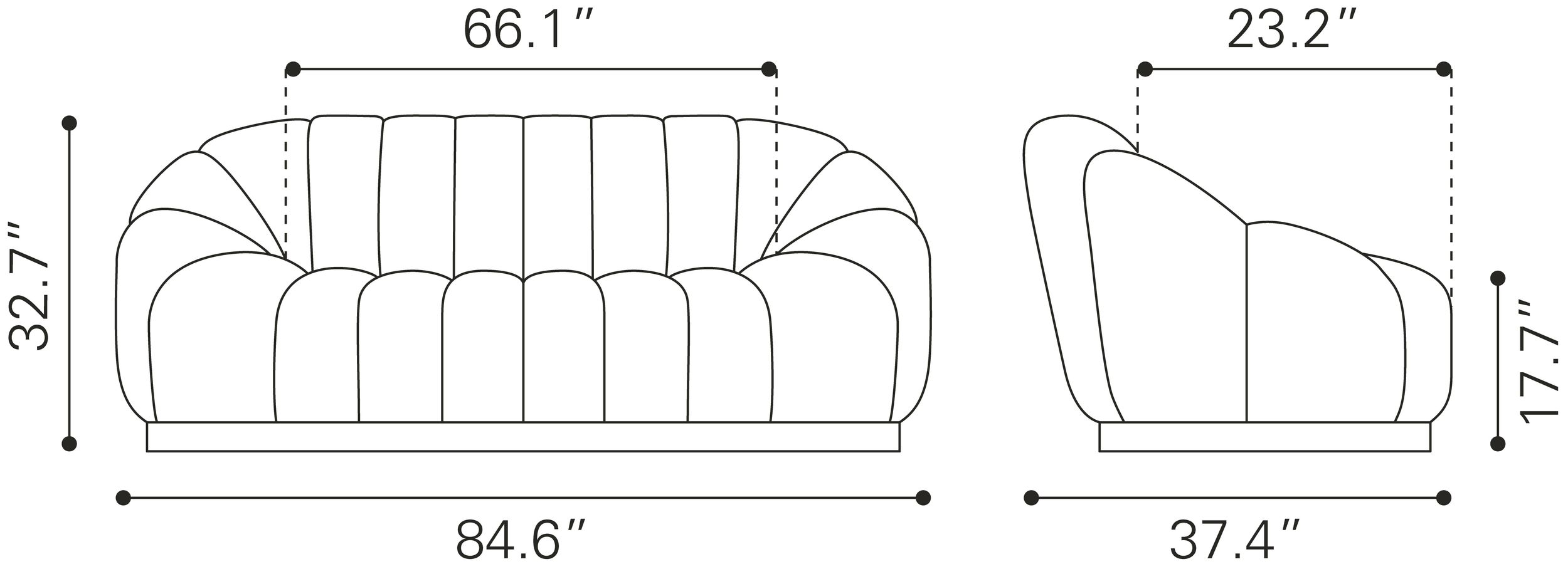 Bhutan Polyester Sofa