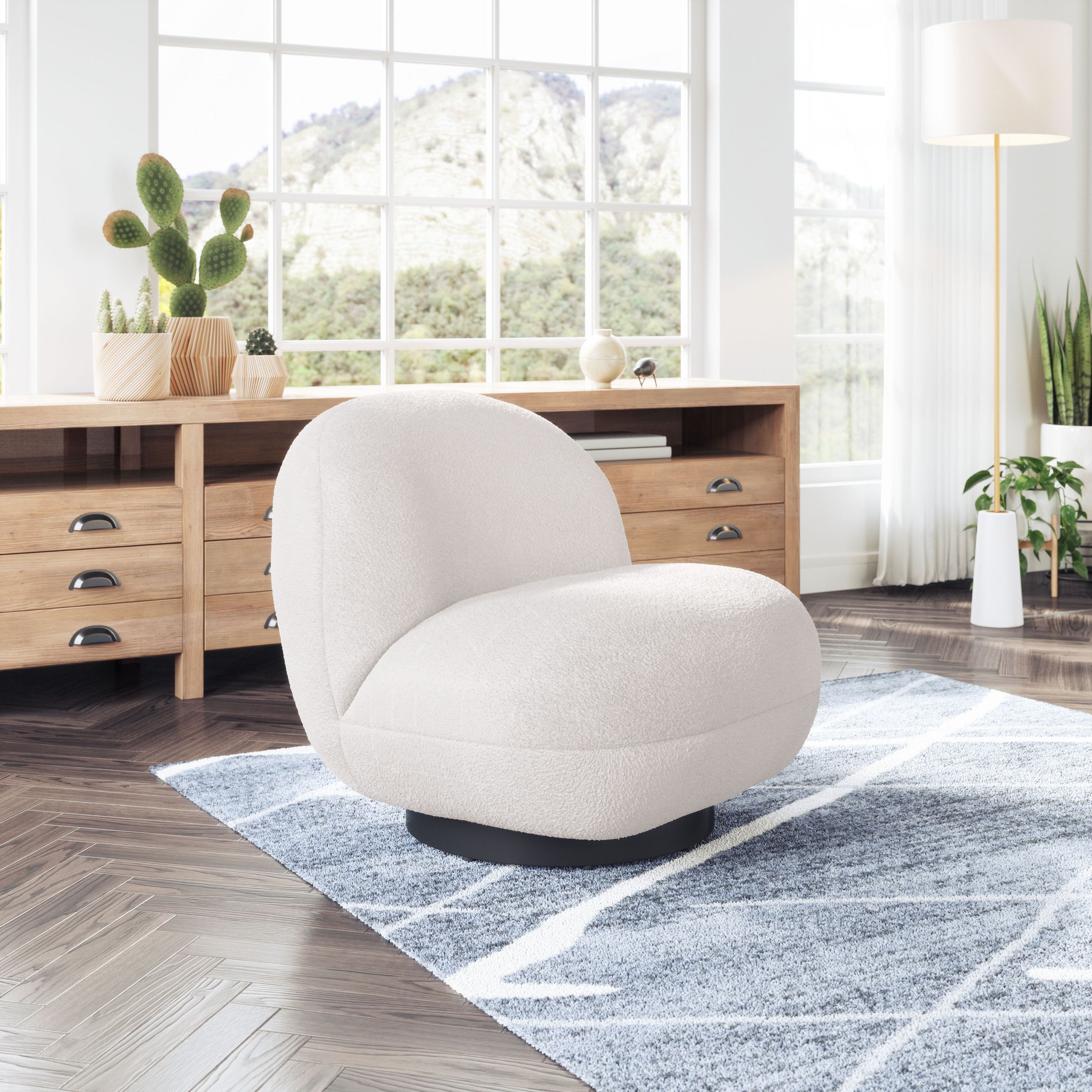 Myanmar Polyester Accent Chair