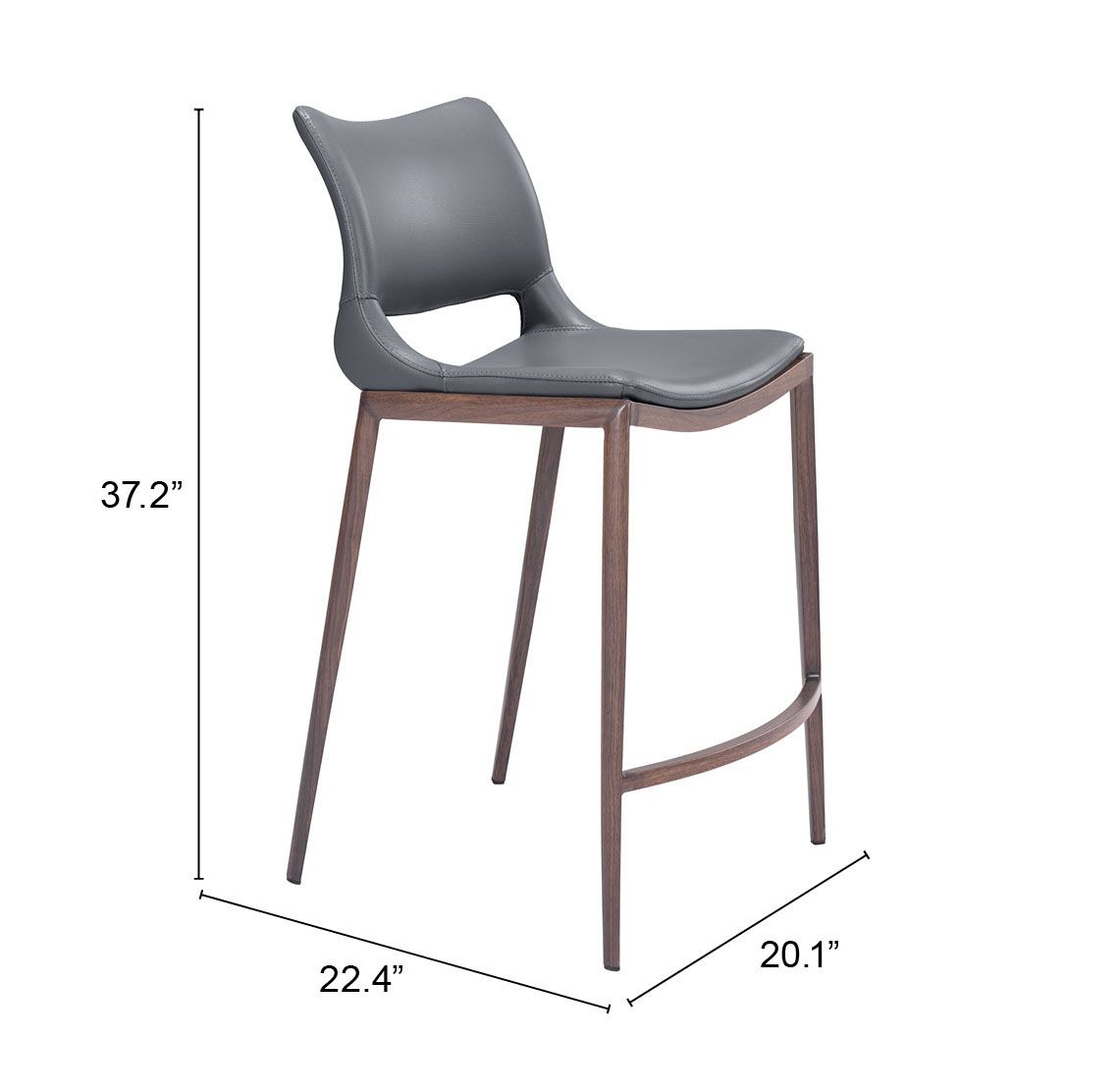Ace Leatherette Counter Chair