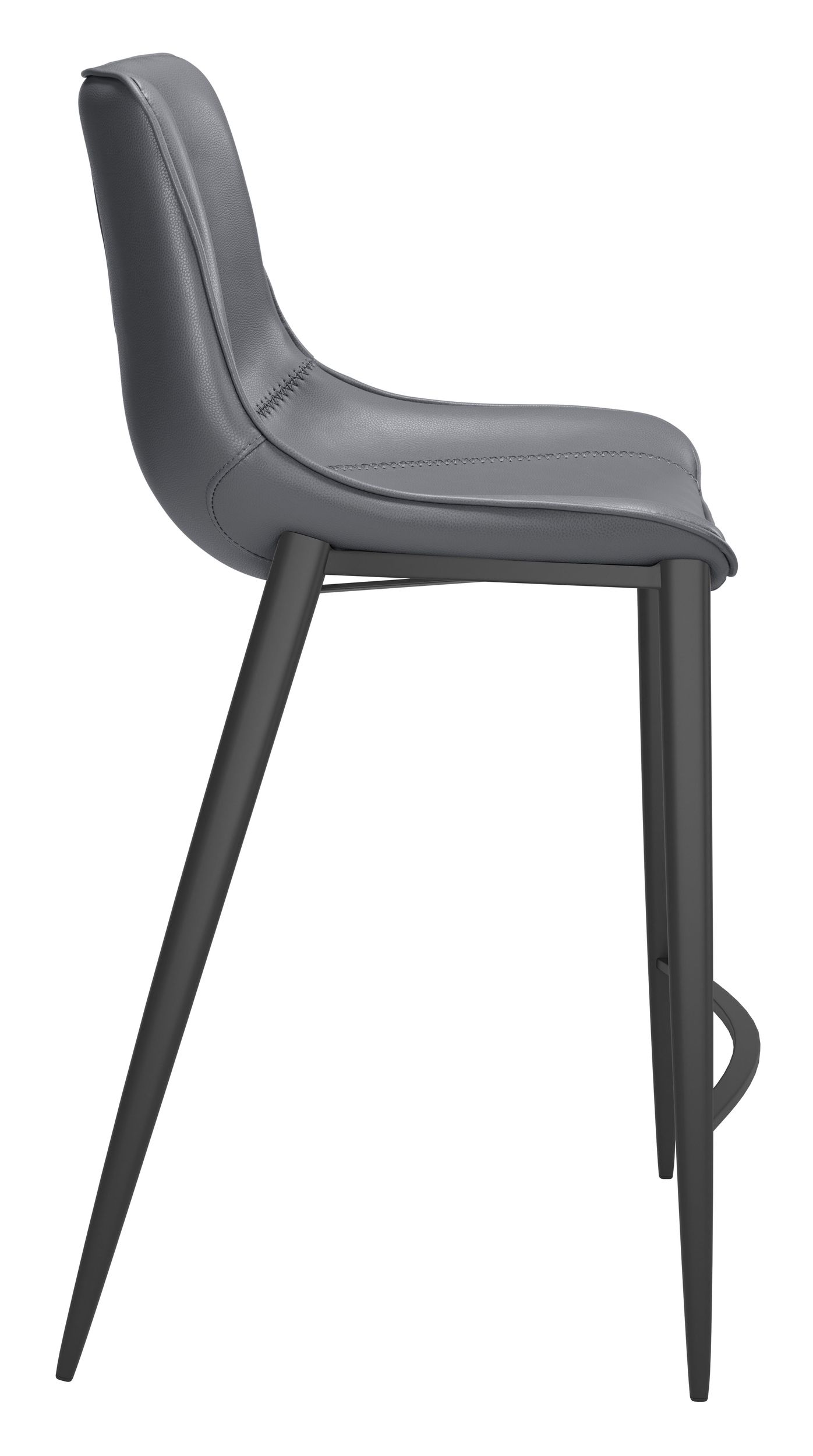 Magnus Faux Leather/Steel Counter Stool