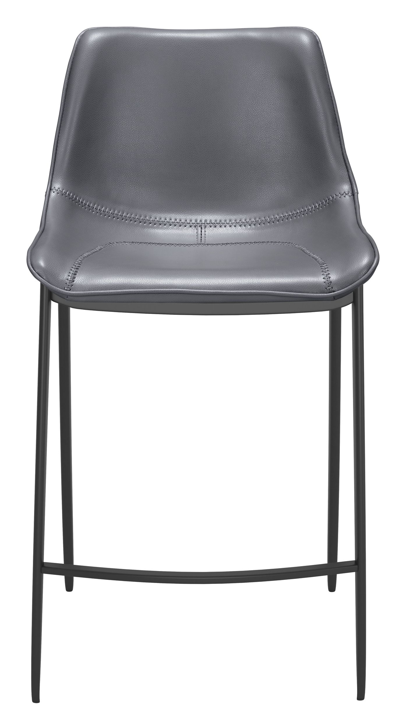Magnus Faux Leather/Steel Counter Stool