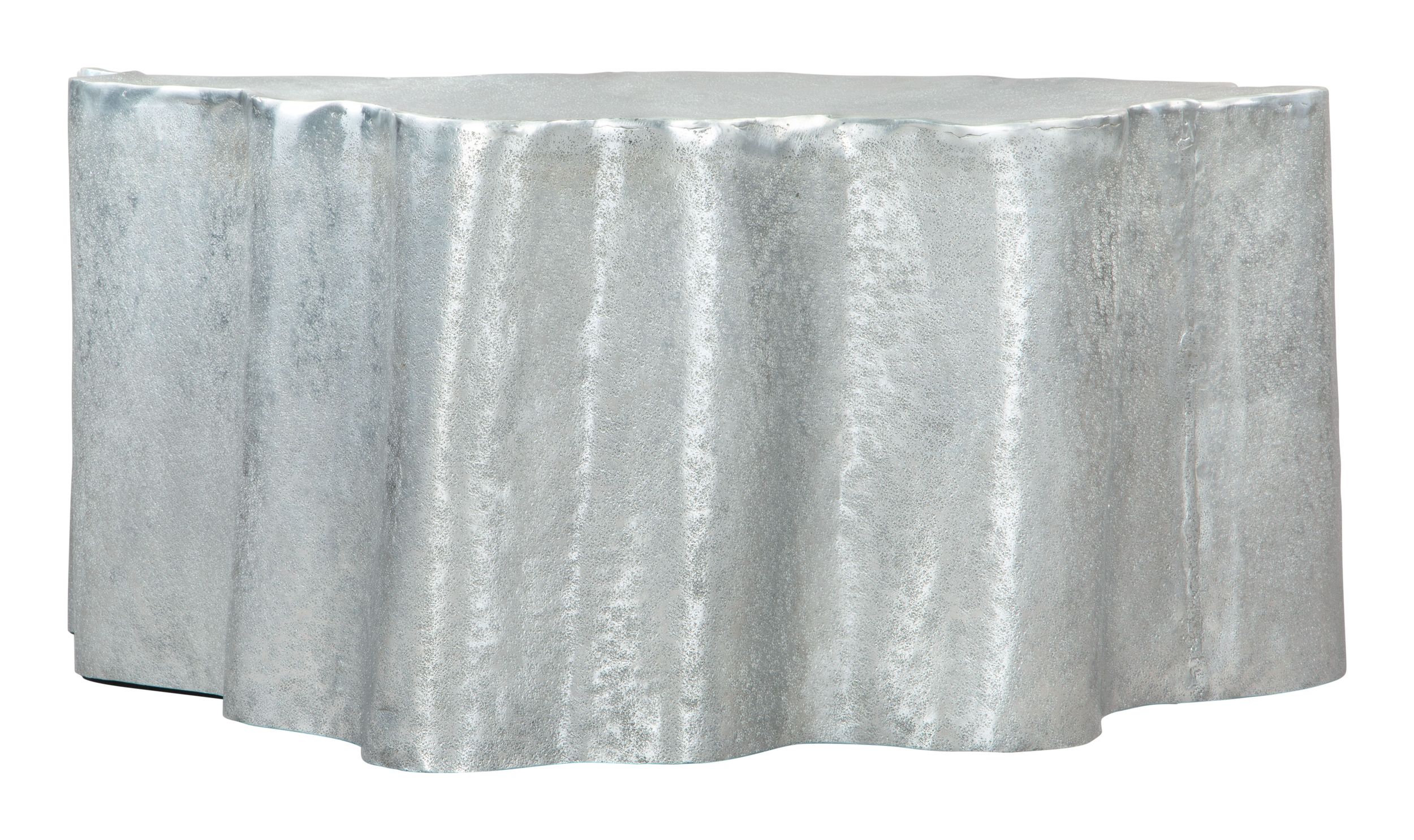 Kortha Curved Aluminum Coffee Table
